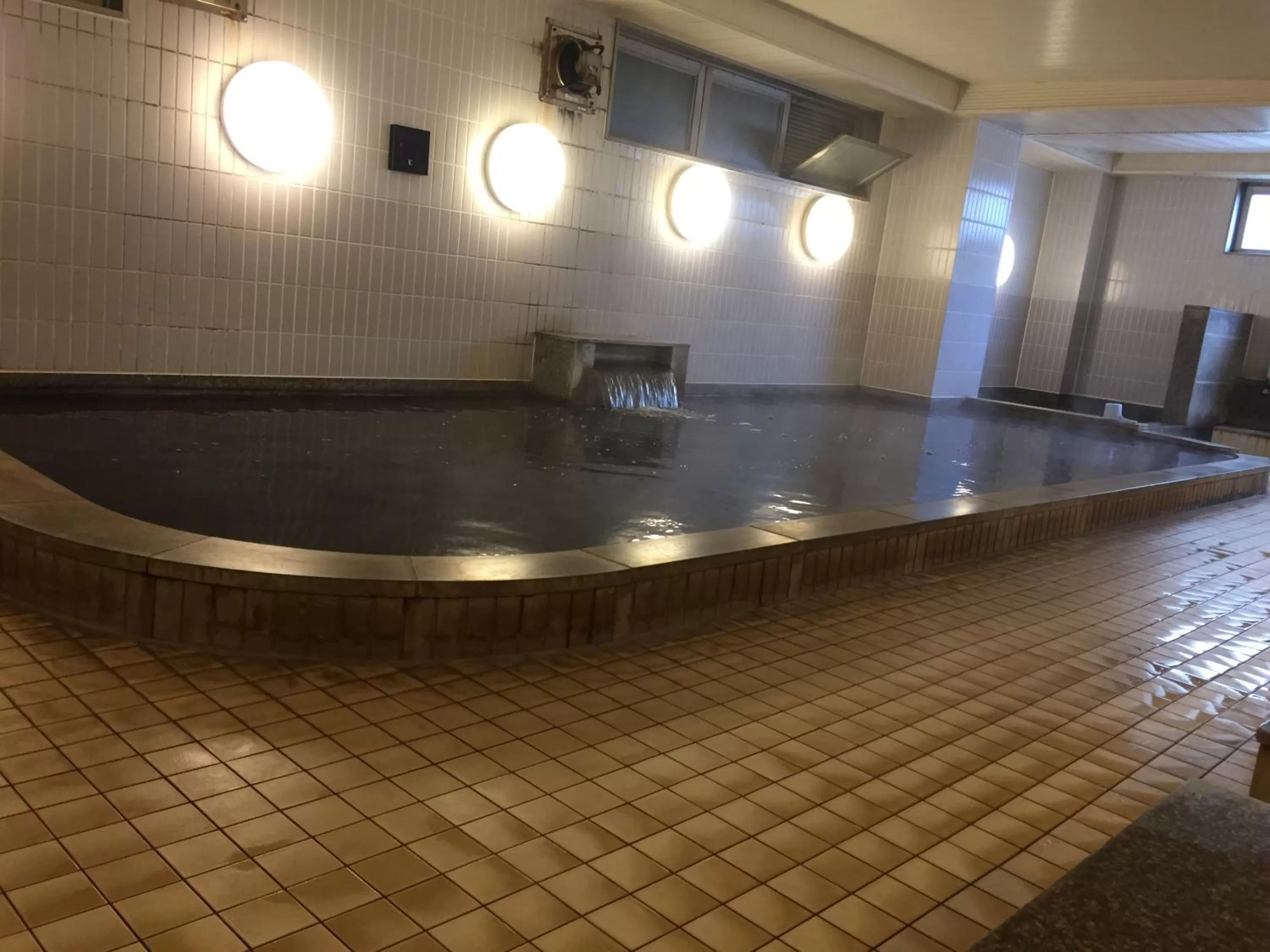 Hot Spring Bath in Hotel Crown Hills Oita