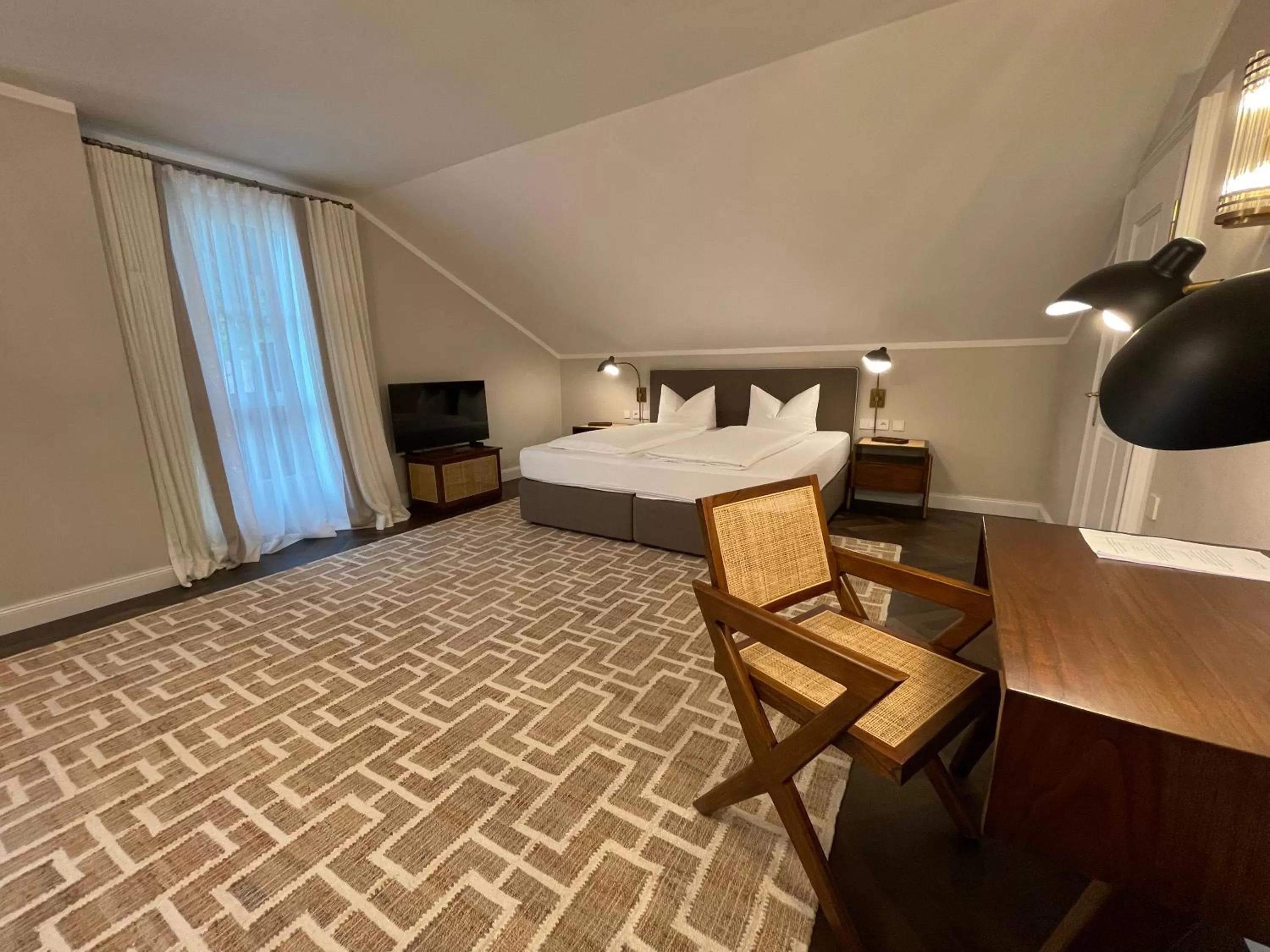 Bedroom, Bed in Bio Design Boutique Landhaus St Georg