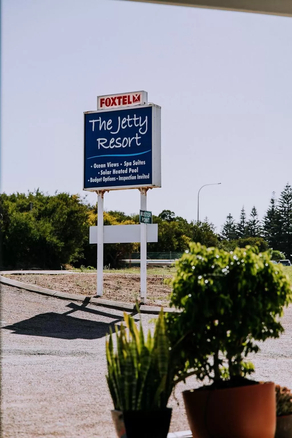 Facade/entrance in The Jetty Resort