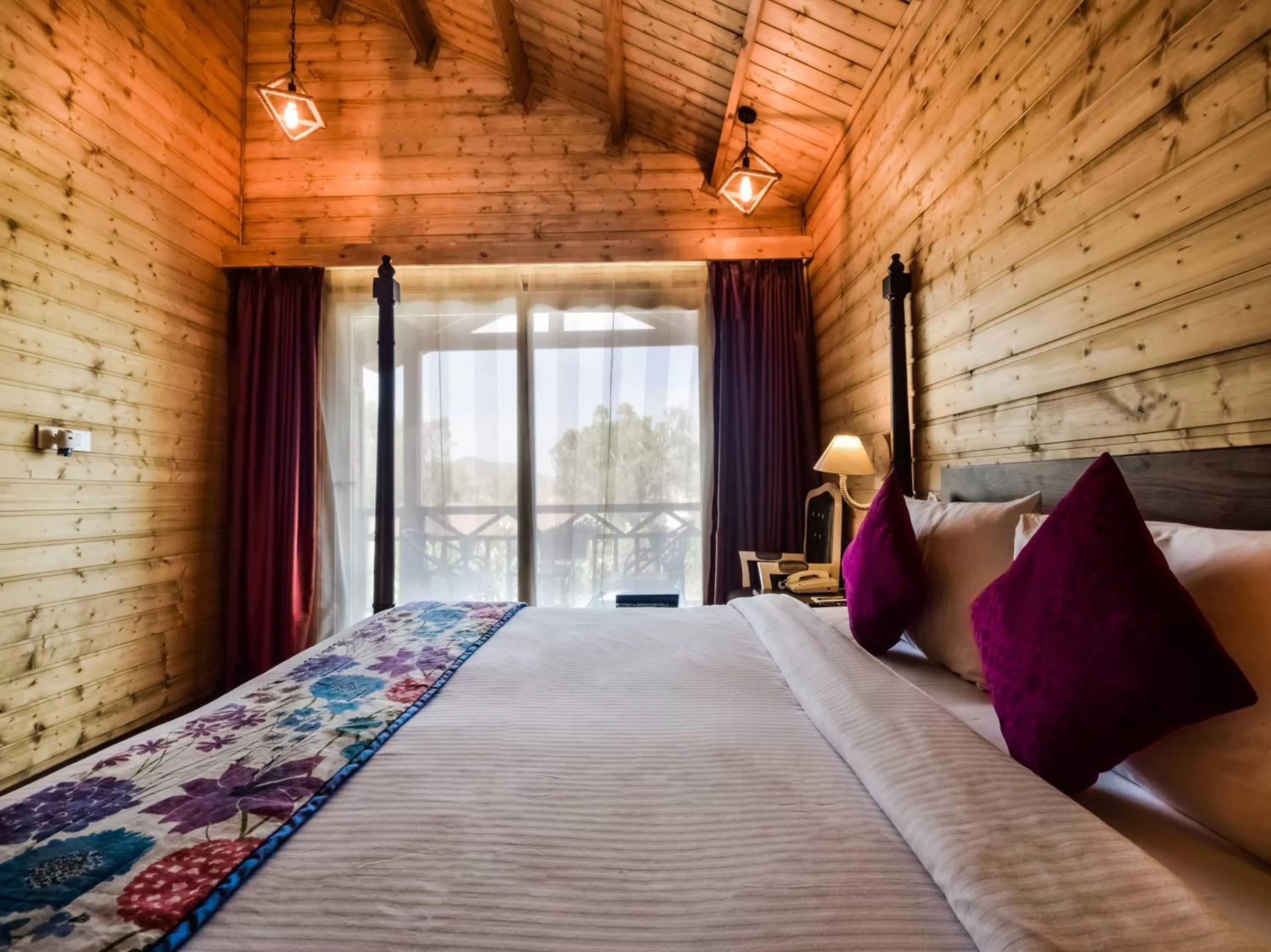 Bedroom, Bed in Bamboo Saa Resort & Spa - Udaipur