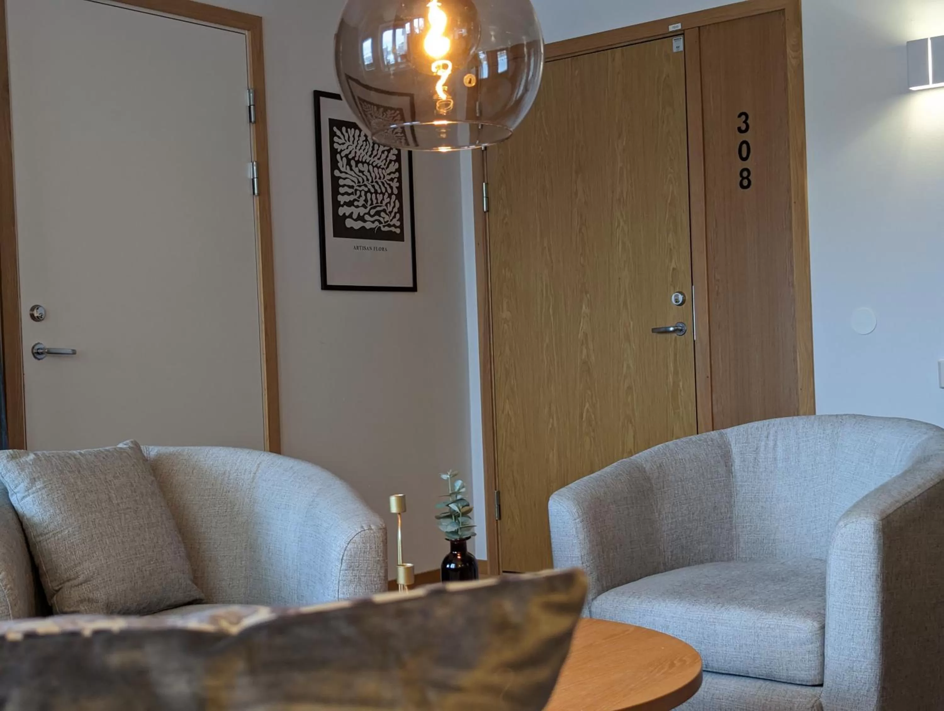 Lobby or reception in Hotell Bro