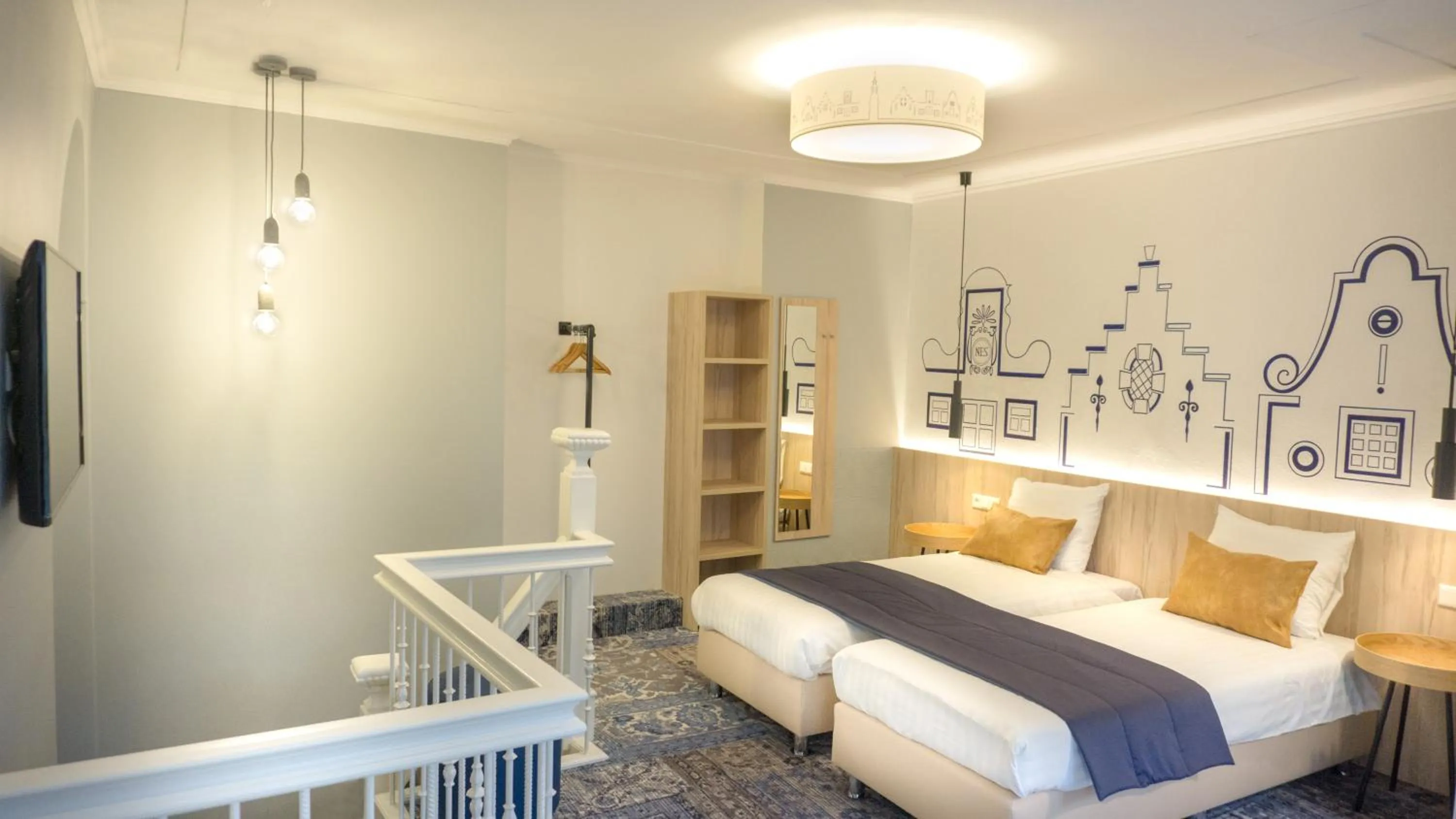 Bedroom, Bed in Hotel Nes Amsterdam