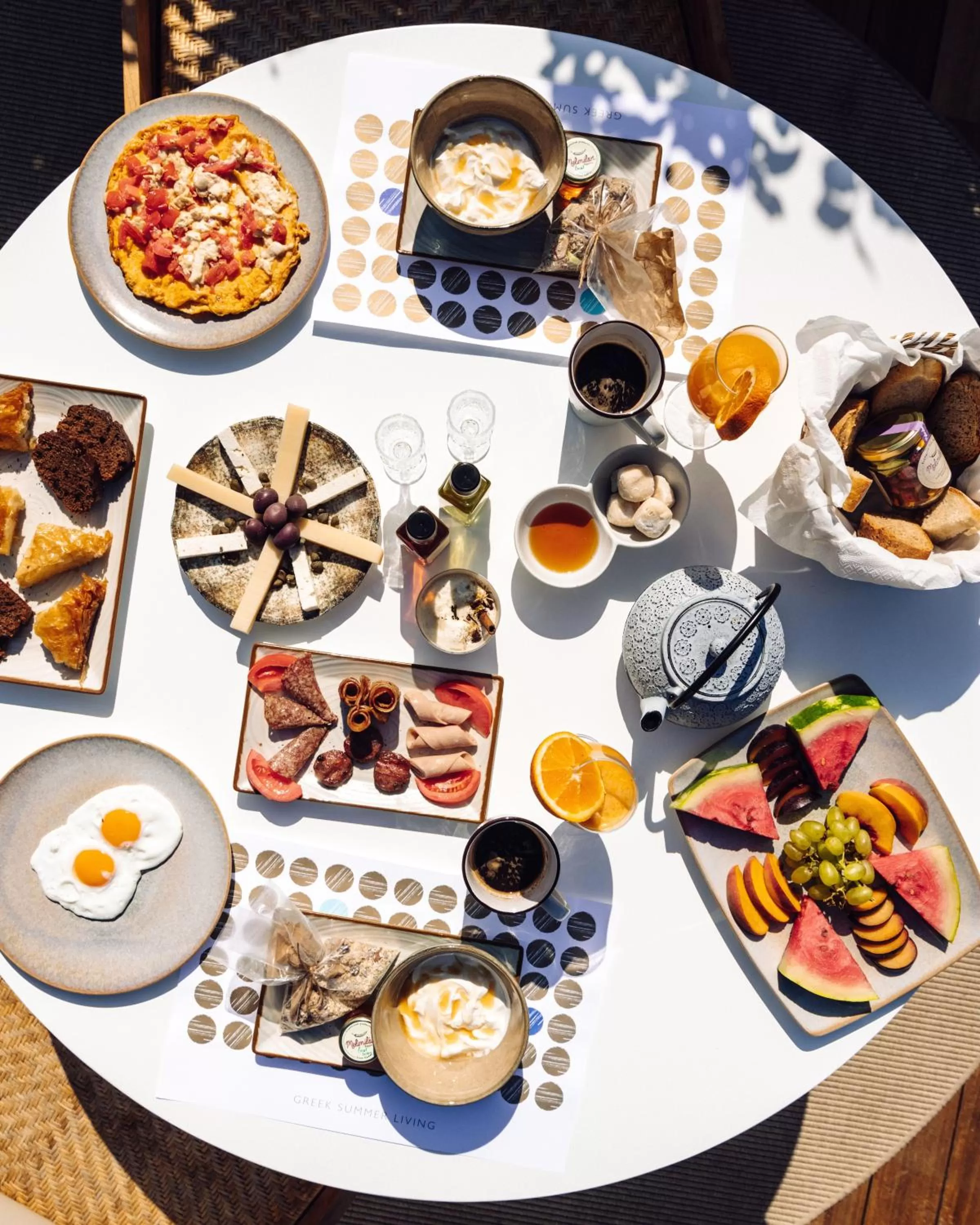 Breakfast in Avgoustos Suites Naxos