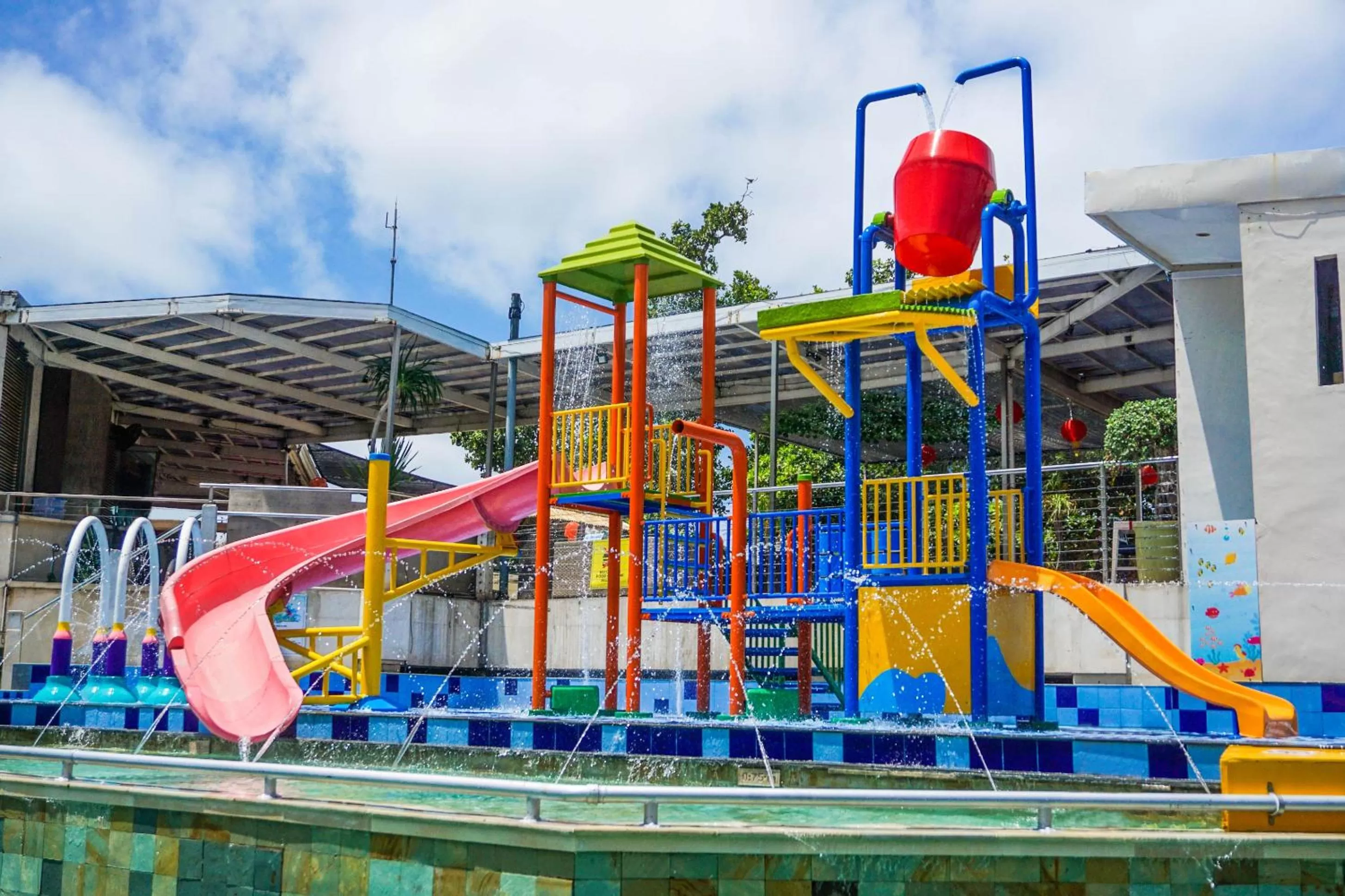 Children play ground in FuramaXclusive Ocean Beach Seminyak Bali