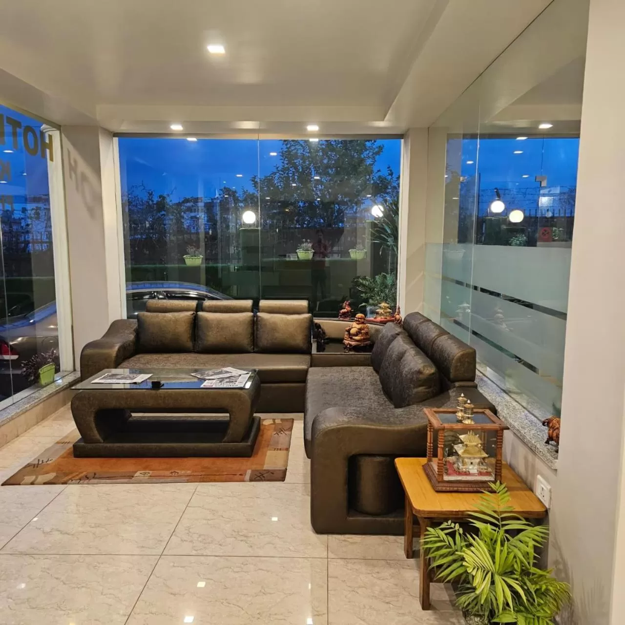 Seating area in Hotel Krishna Kathmandu