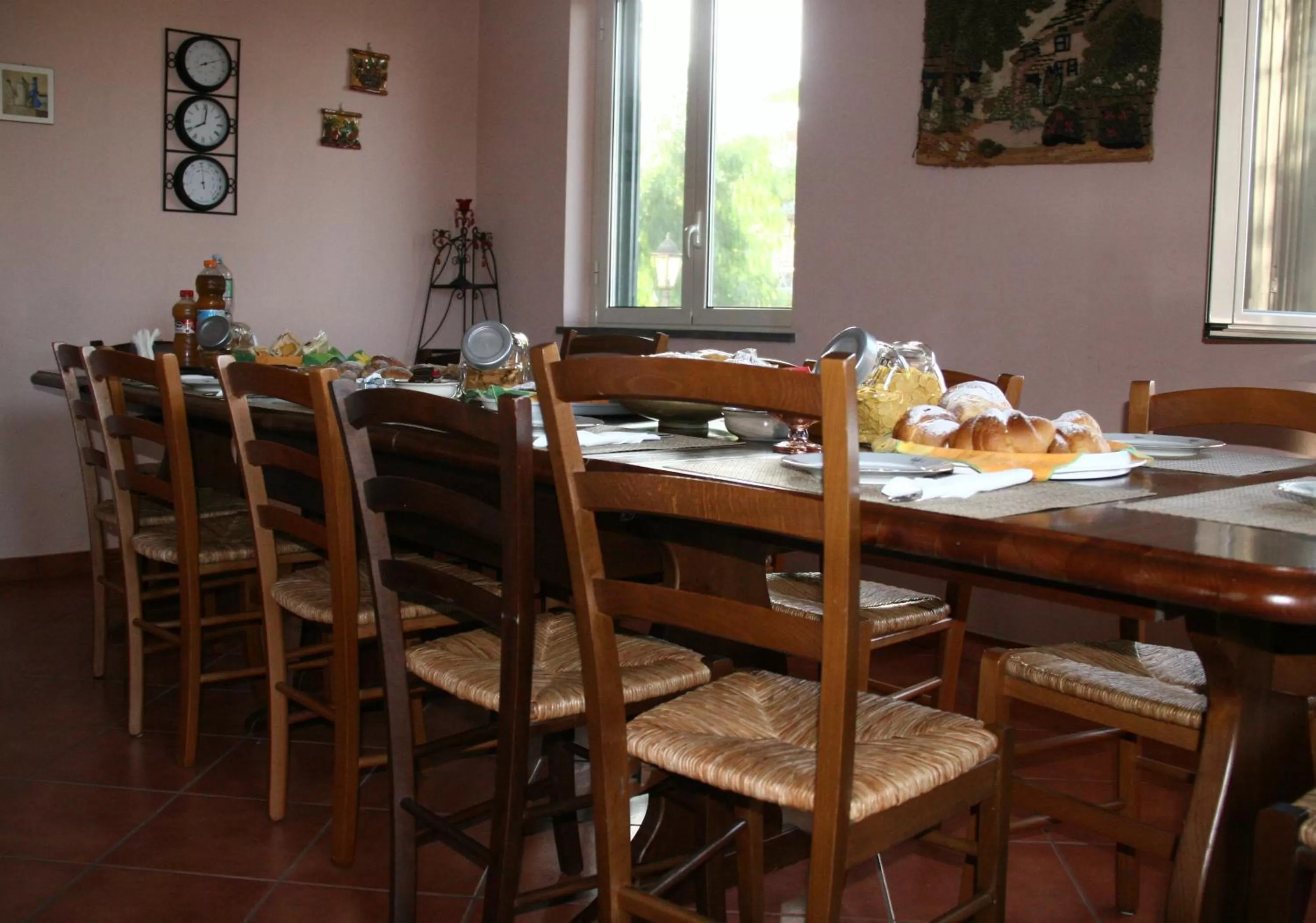 Dining area in B&B Etna Country