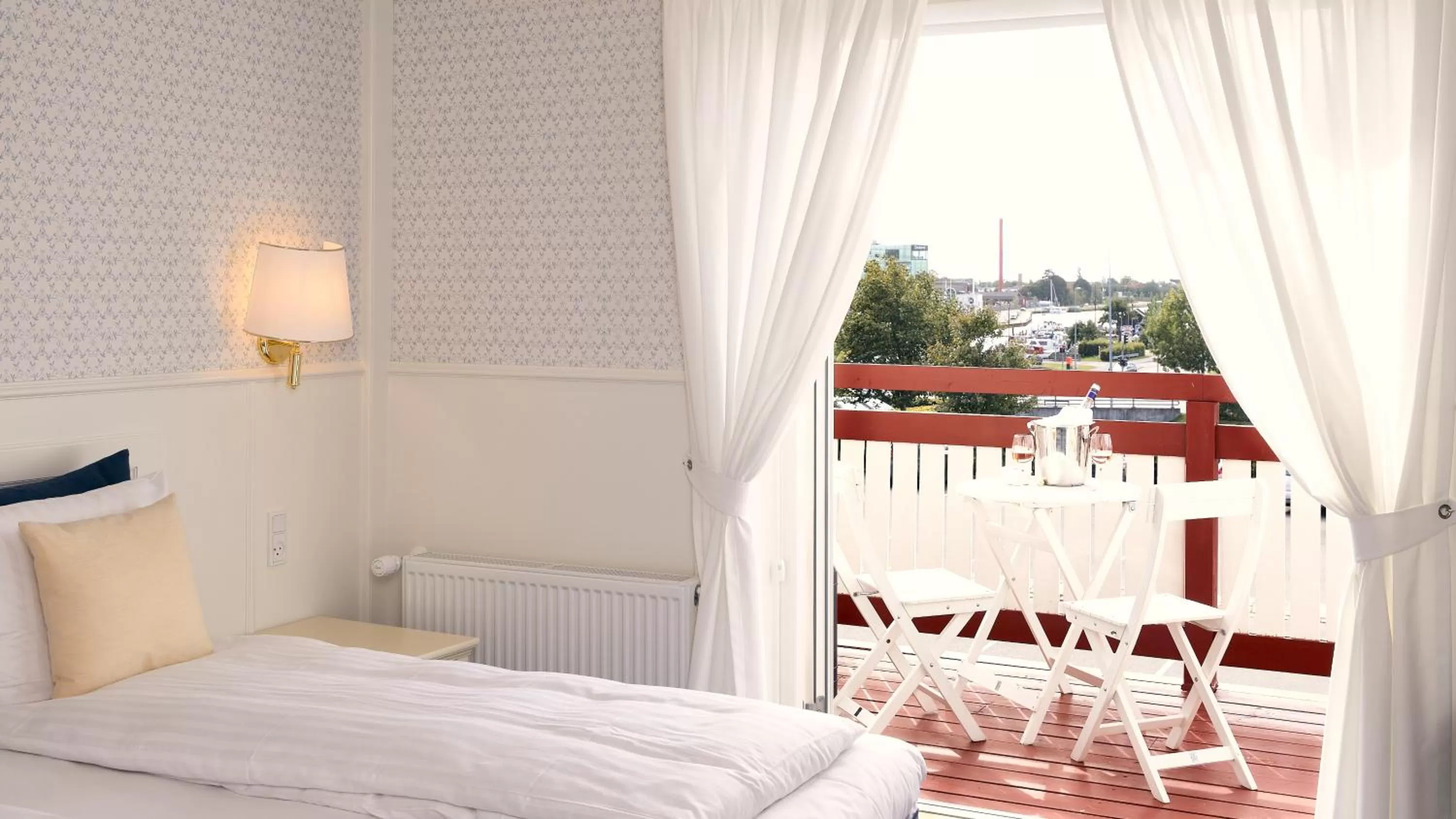 Bed in Hotel Kirstine