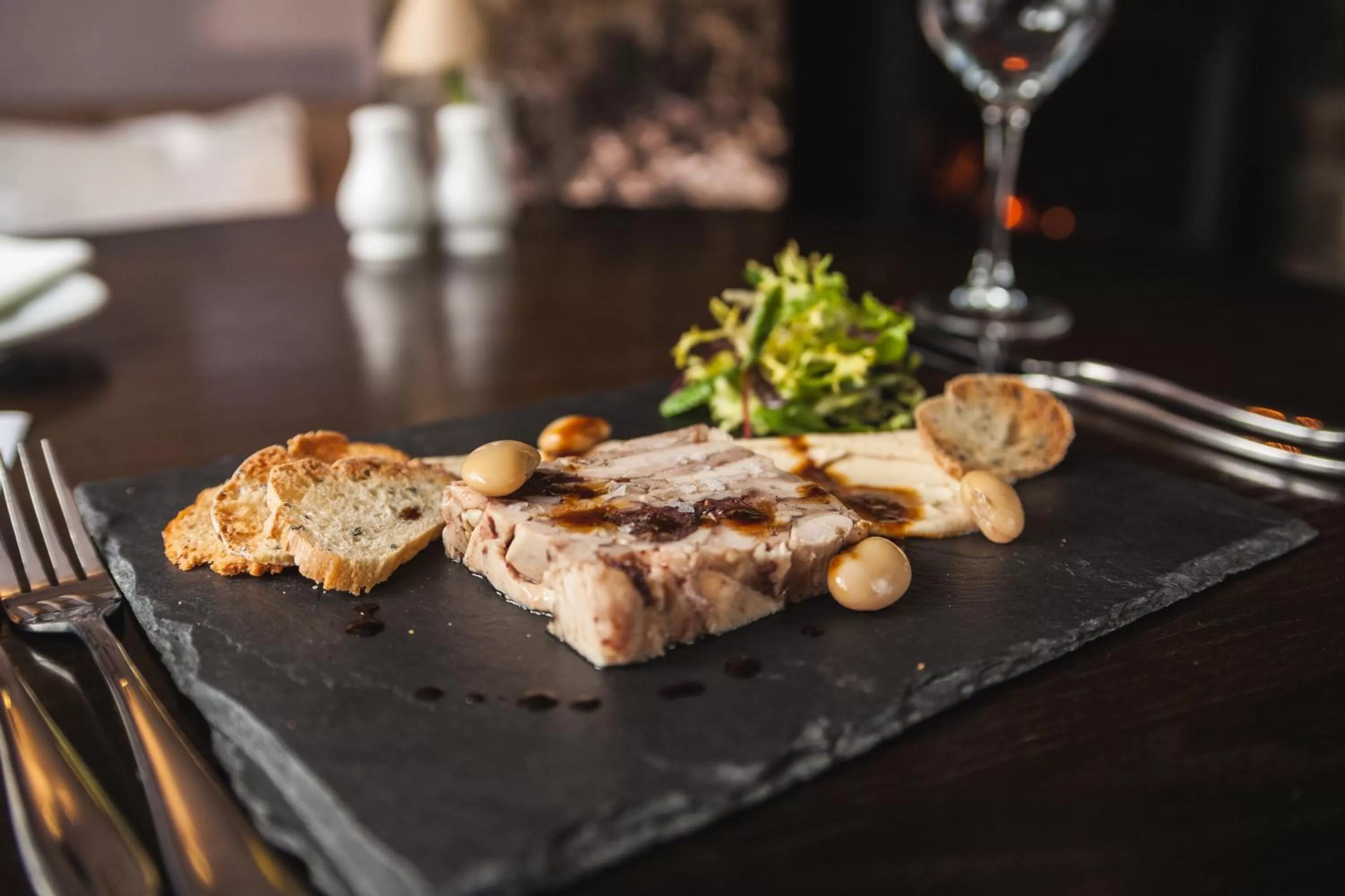 Food close-up, Food in Black Horse Hotel