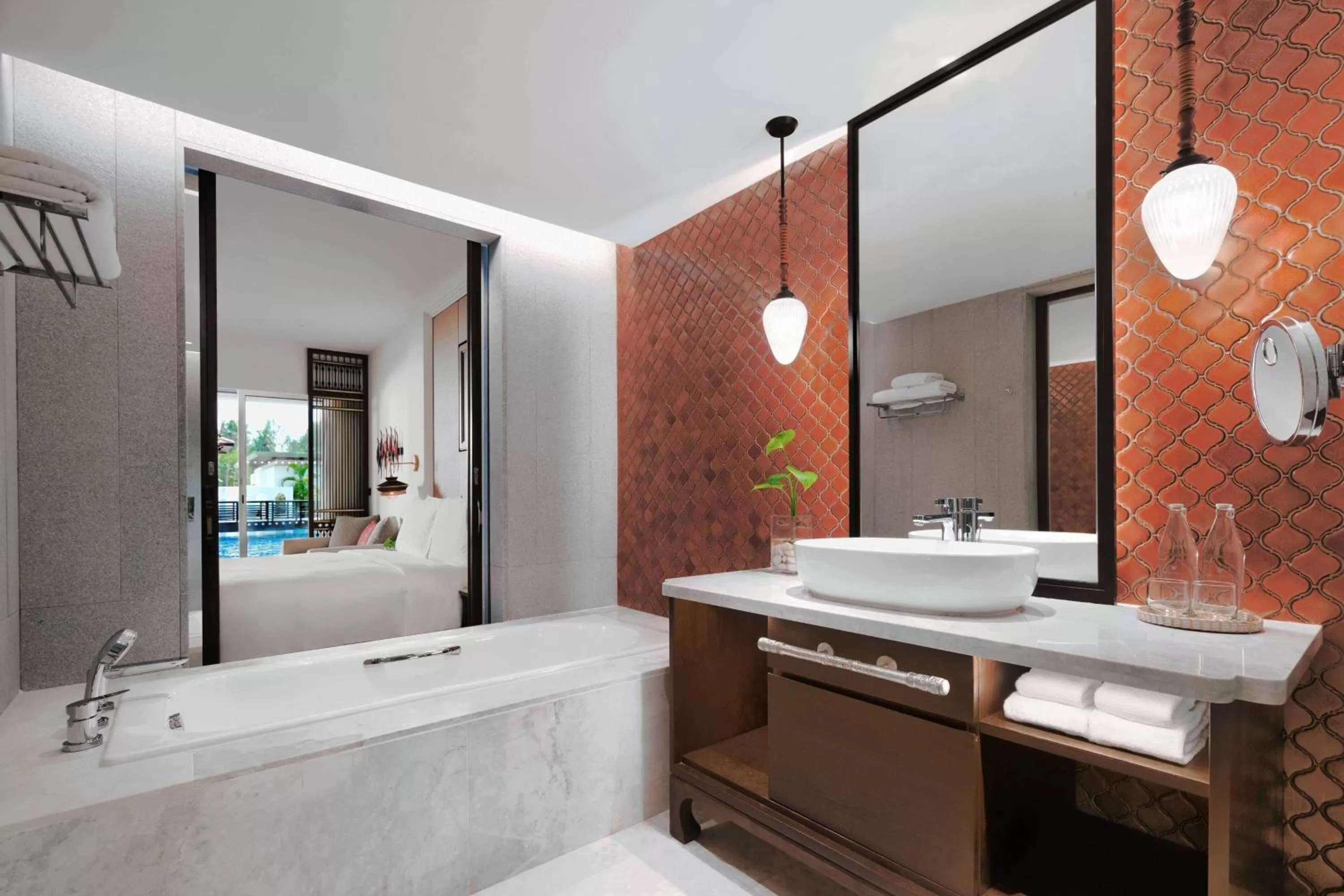 Bathroom in JW Marriott Khao Lak Resort and Spa