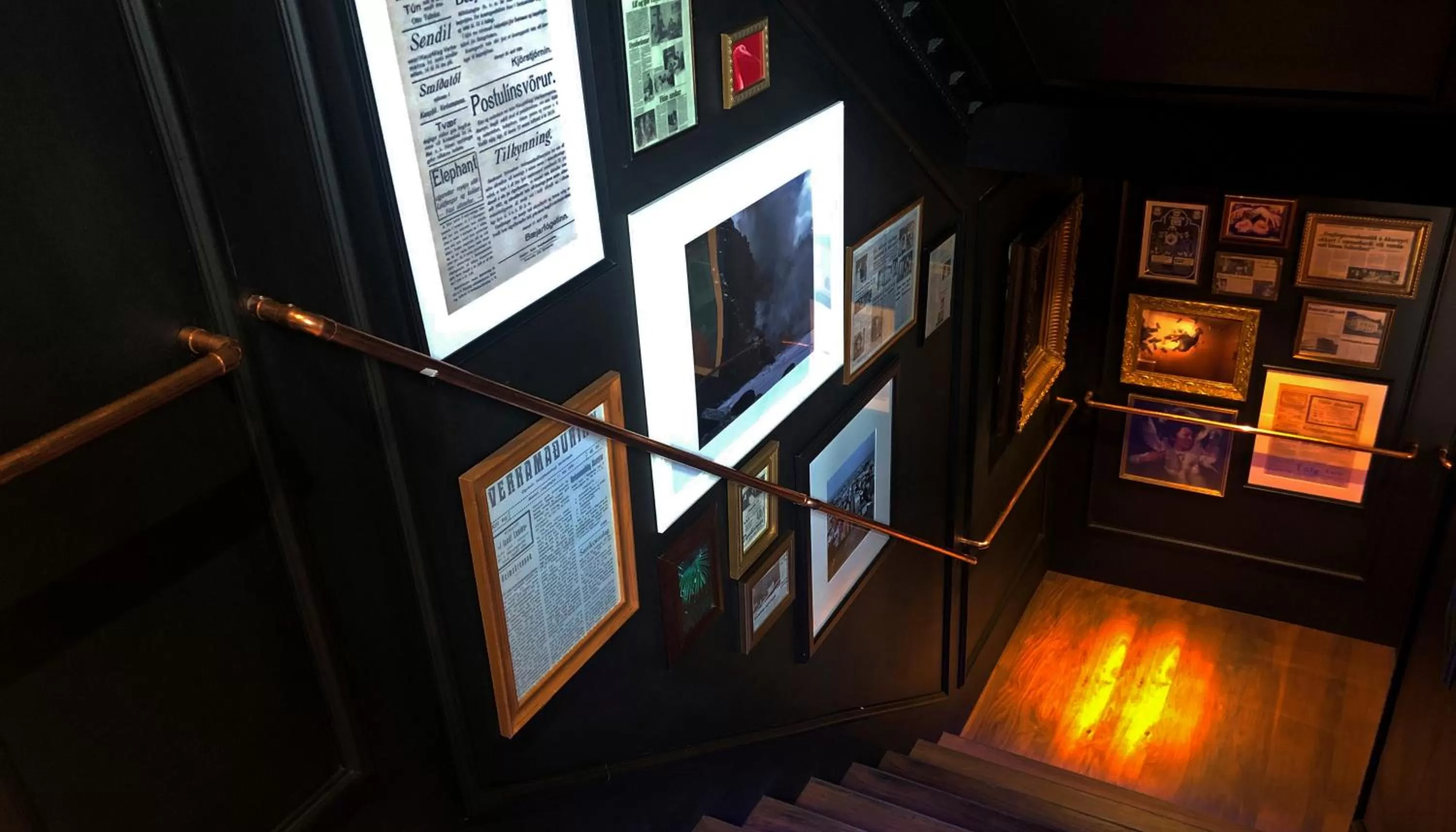 Decorative detail in Hotel Akureyri Dynheimar