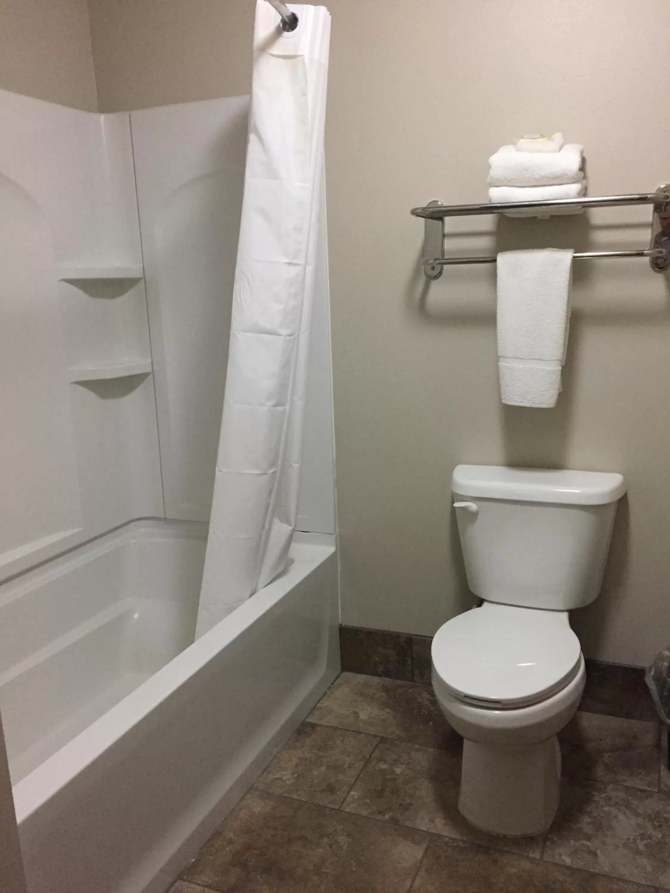 Shower in Travelodge by Wyndham North Platte