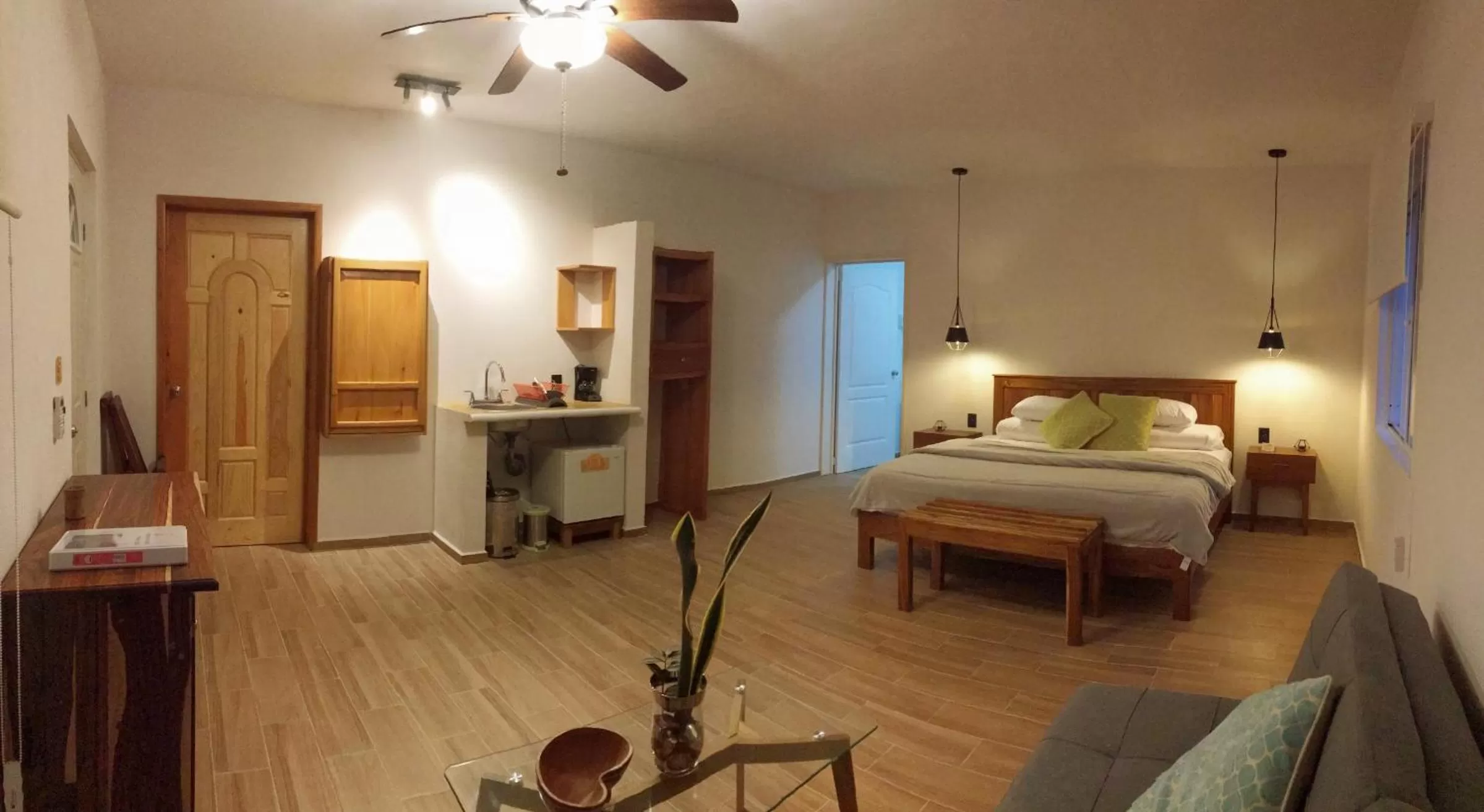 Living room in Casa Kaan Calakmul