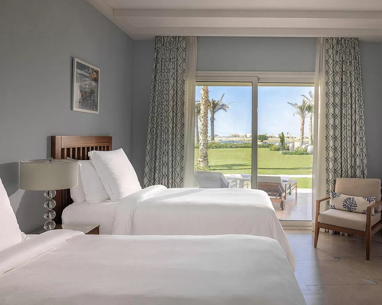 Bedroom, Bed in Four Seasons Hotel Alexandria At San Stefano