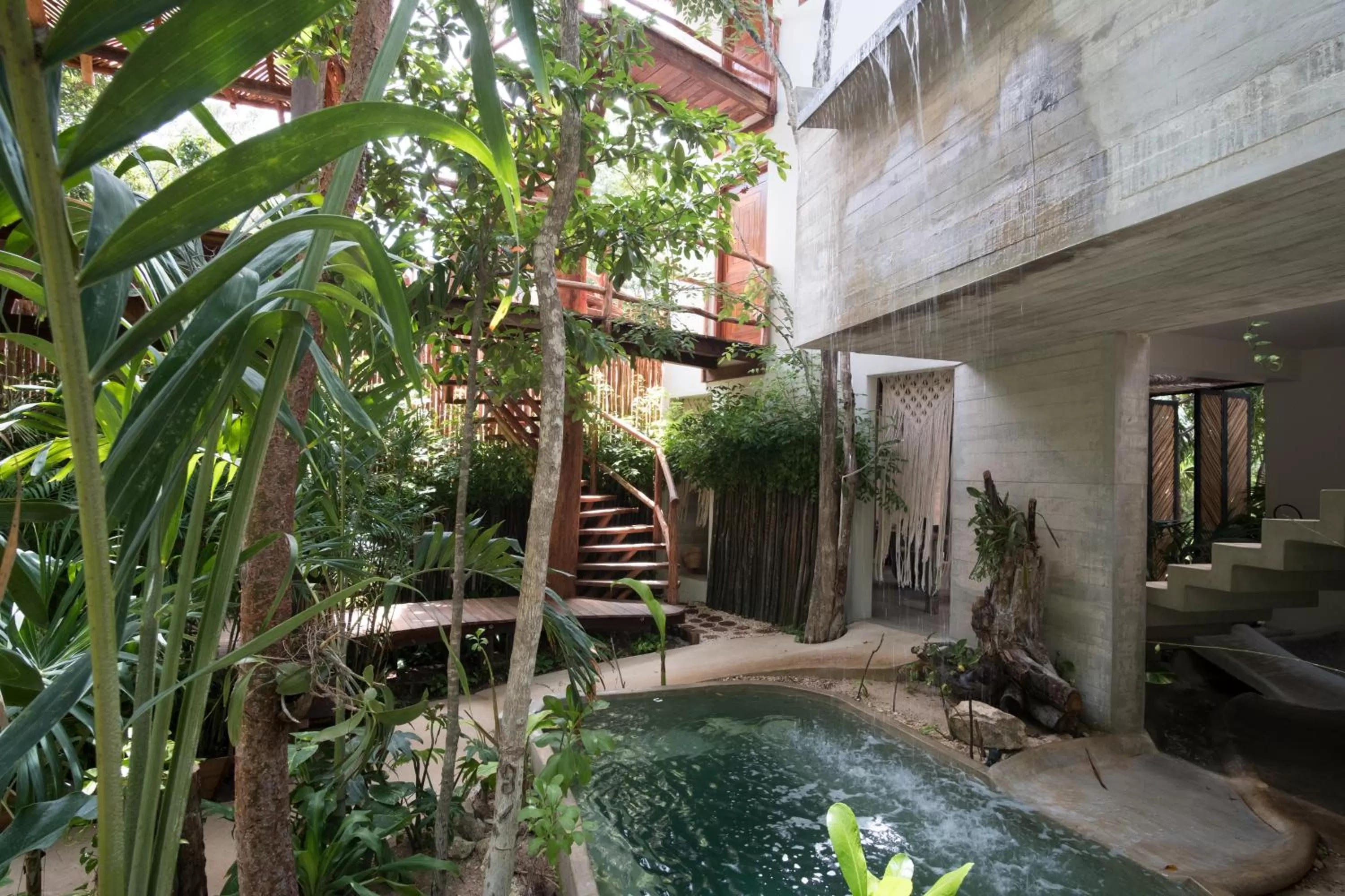 Patio in Orchid House Tulum Jungle