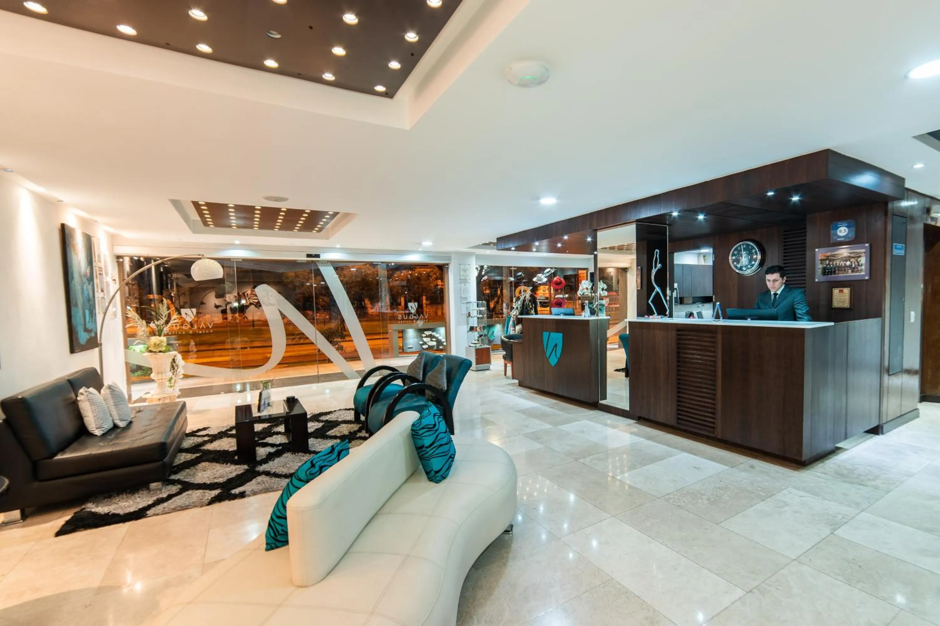 Lobby or reception in Hotel Valgus