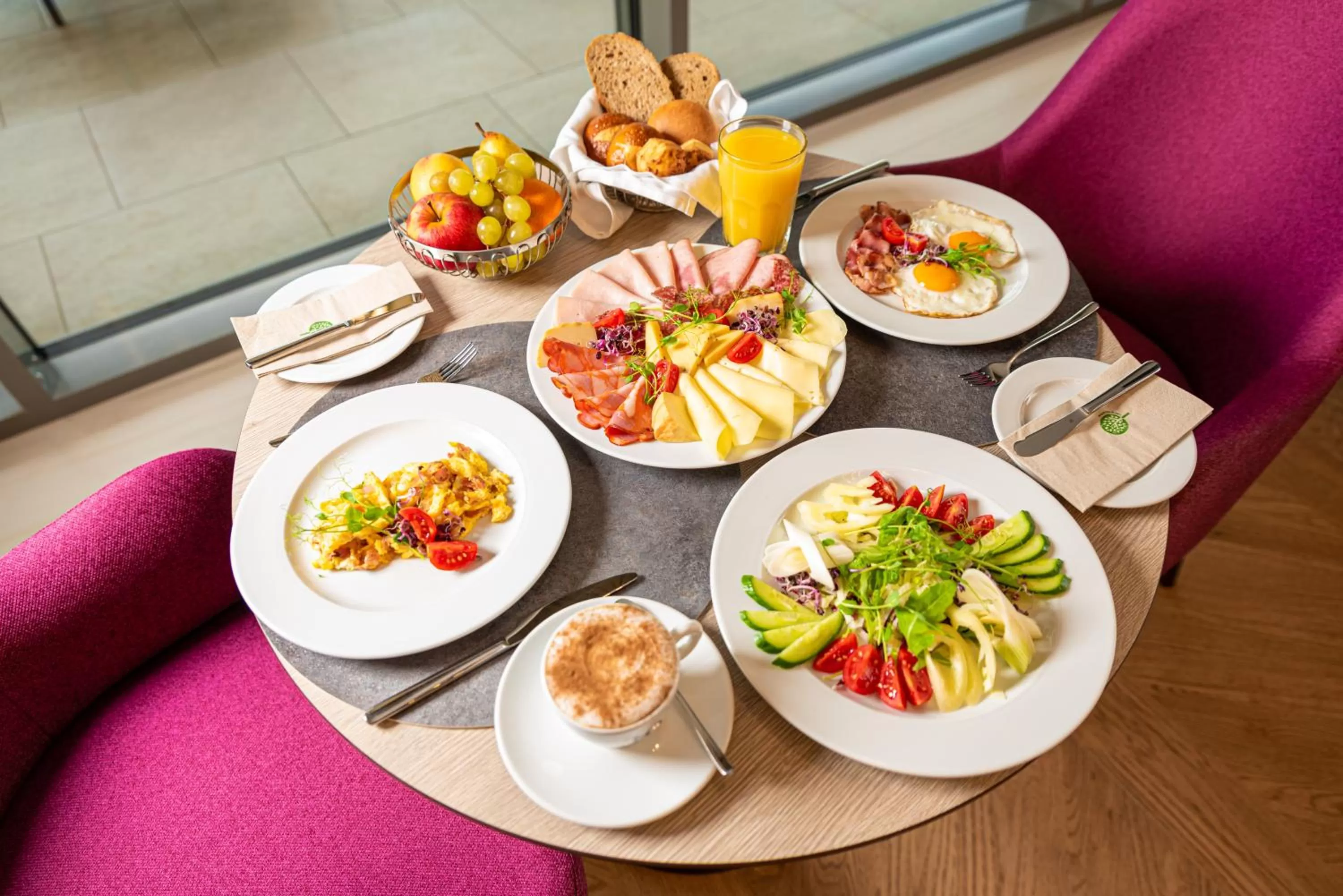 Food and drinks in Hotel Helikon, Keszthely