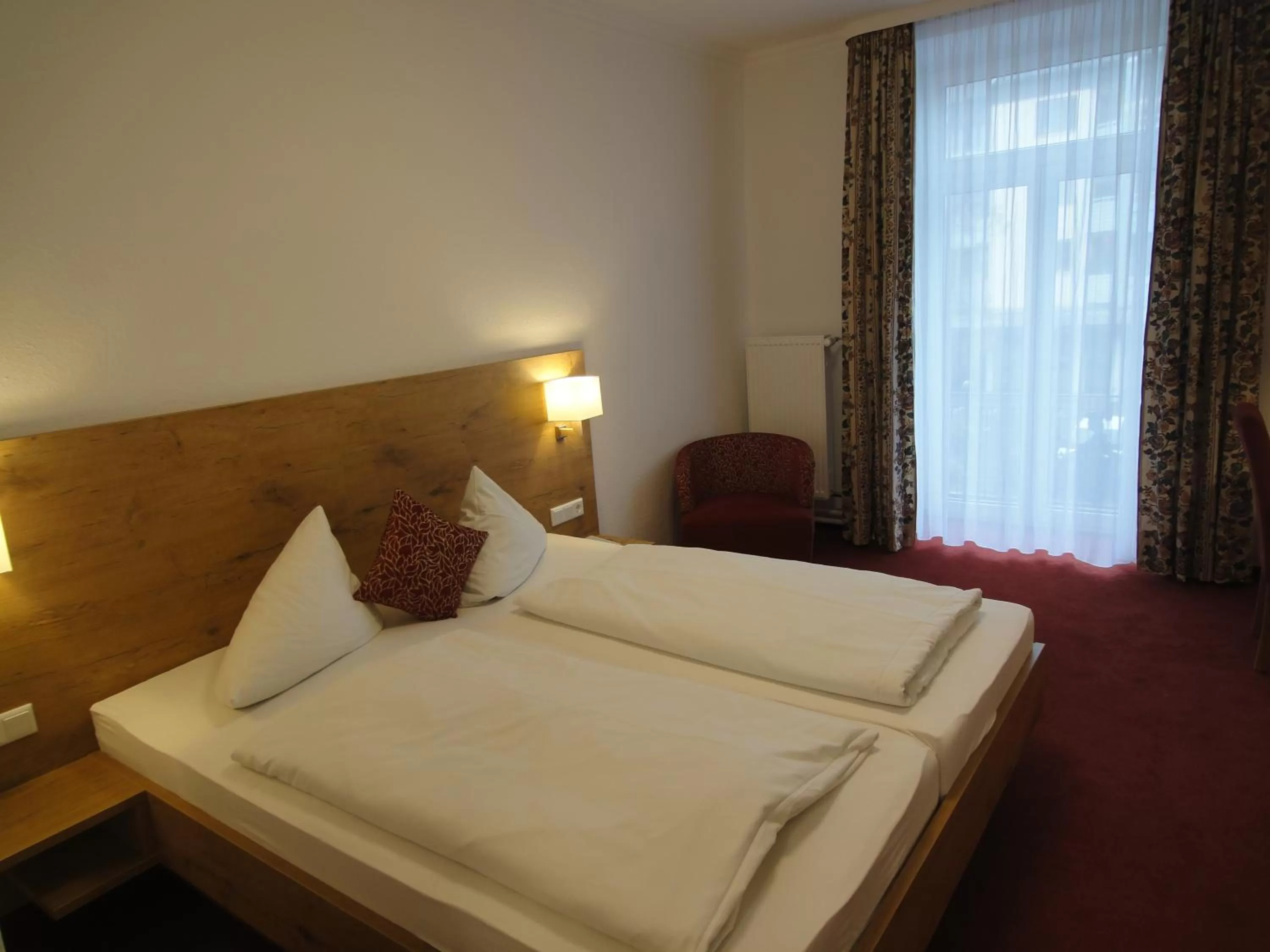 Bed in Hotel Krone