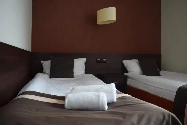 Bed in Hotel Maraton