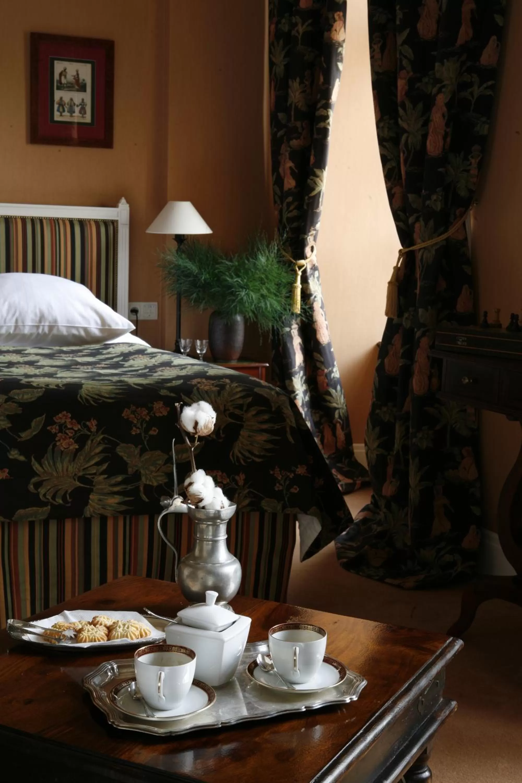 Decorative detail, Bed in Hotel Dwór Kościuszko