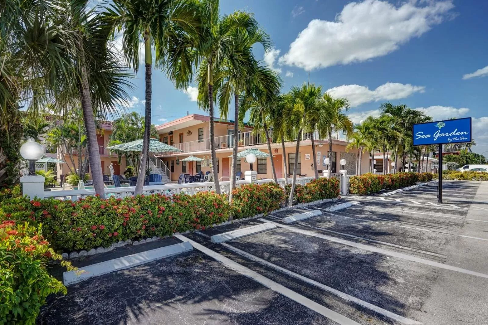Property Building in Sea Garden by the Sea