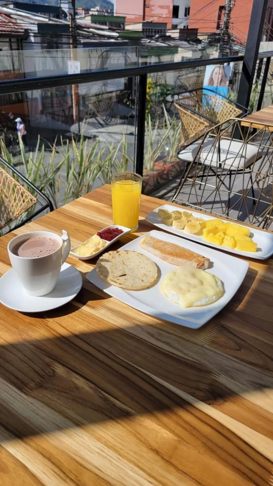 Breakfast in Hotel Piedras De Maní