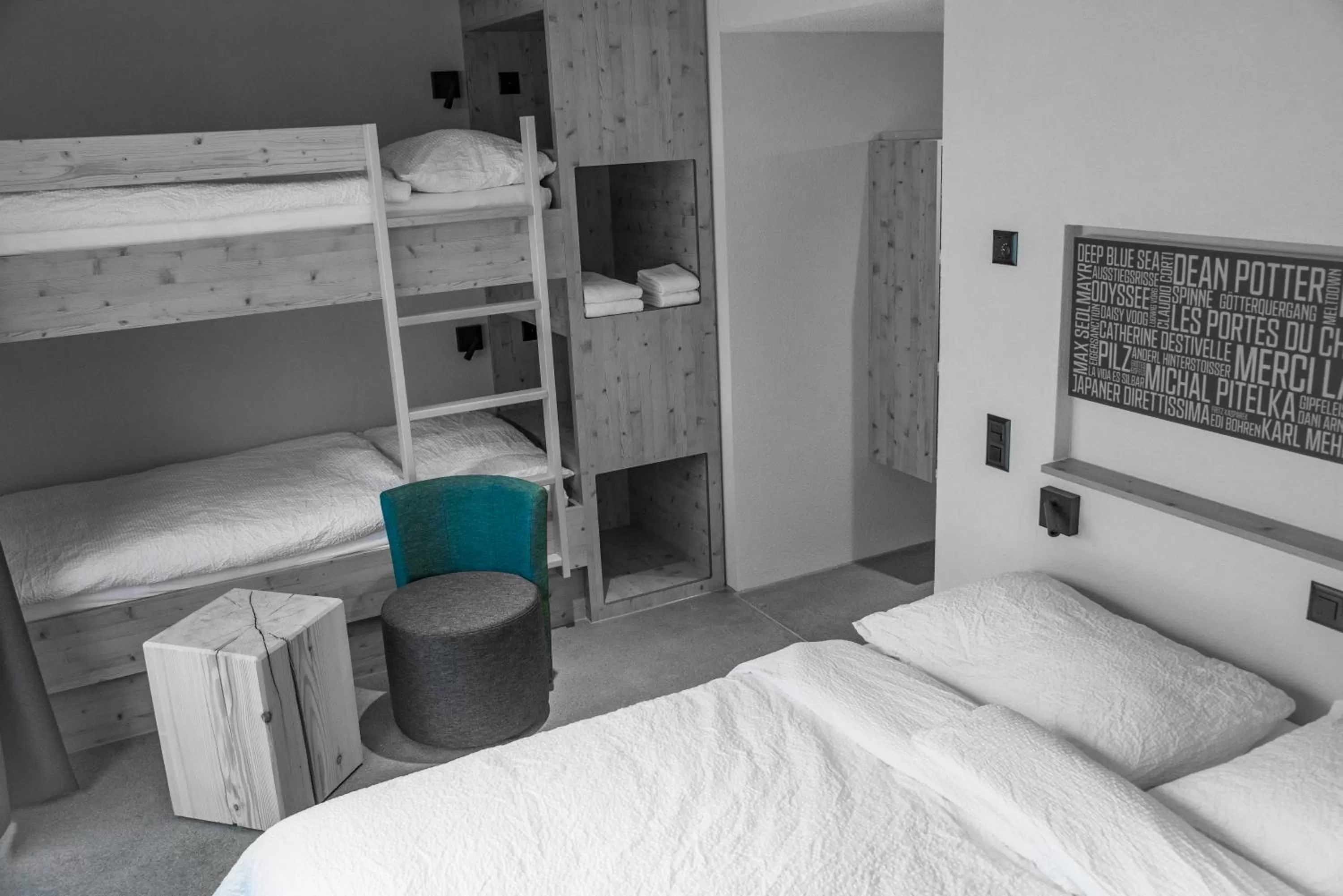 Family Room with Balcony in Eiger Lodge Chic