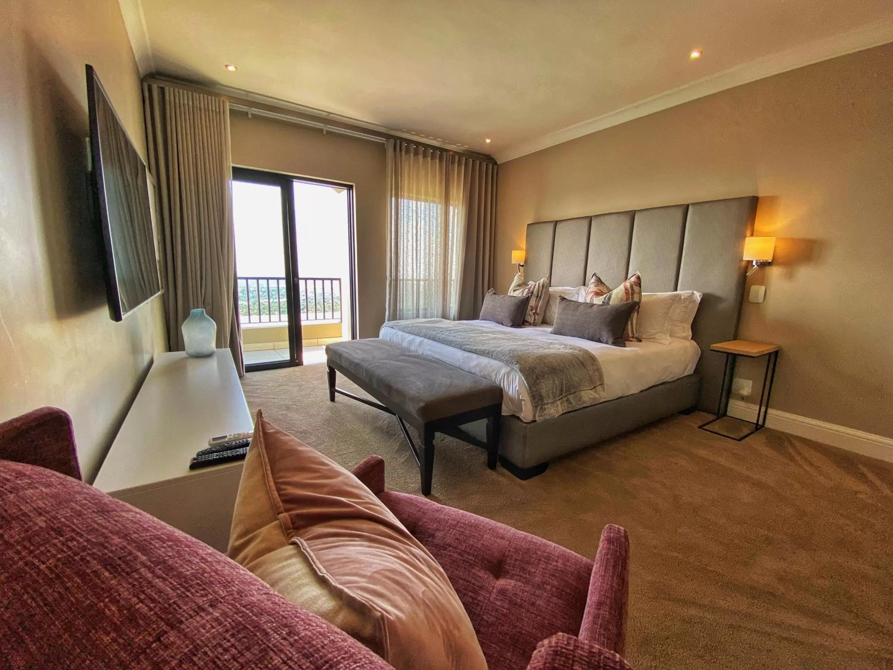 Bird's eye view, Bed in The Northcliff Boutique Hotel
