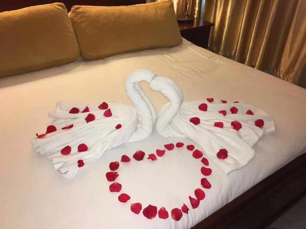 Bed in Hotel Hacienda