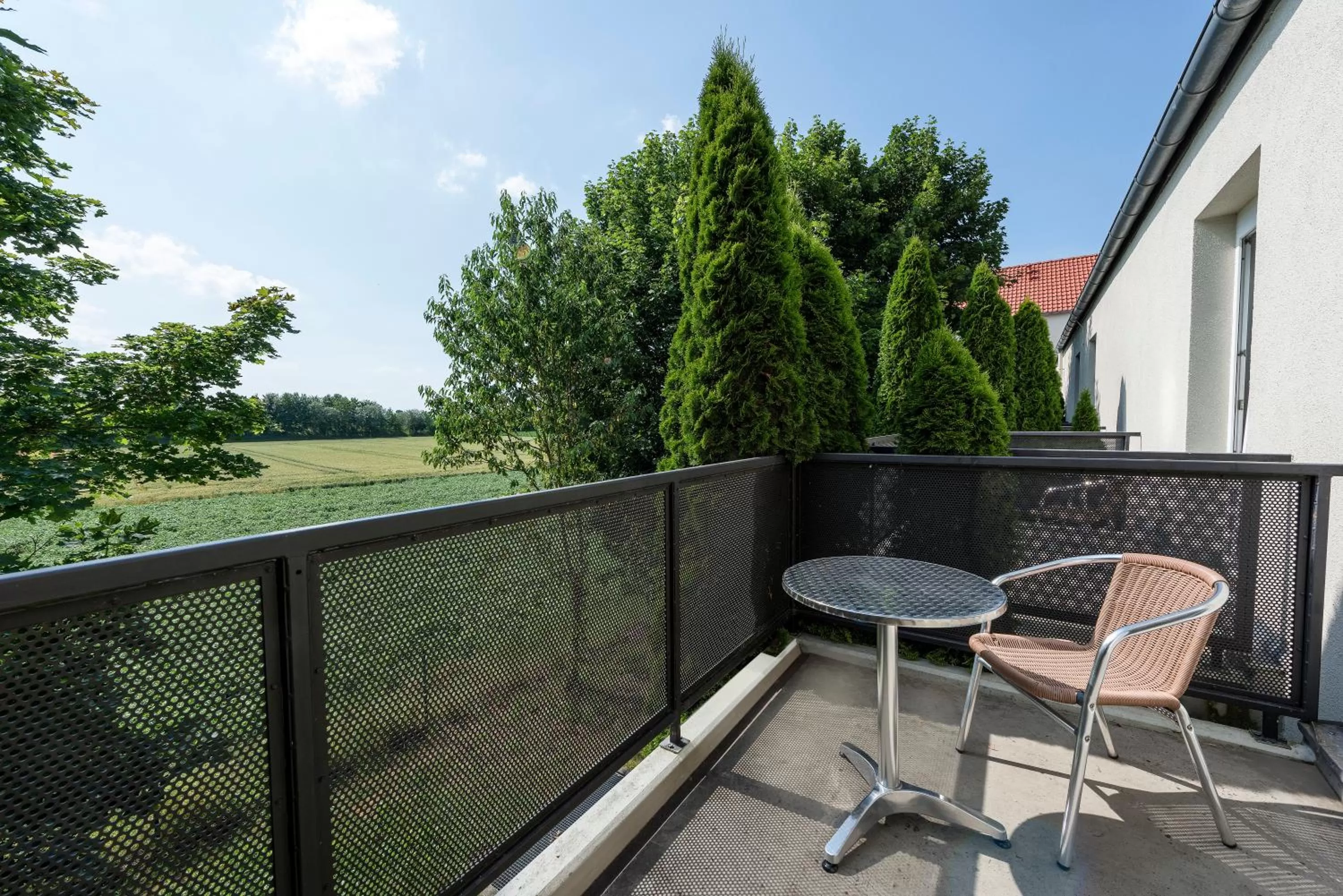 Patio in Ramada by Wyndham München Airport