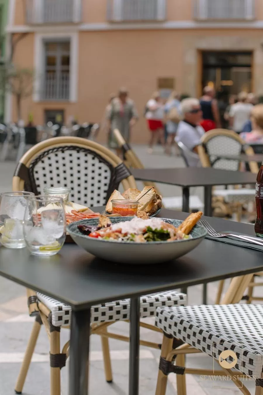 Patio in Castelar Palace & SPA by Seaward Suites