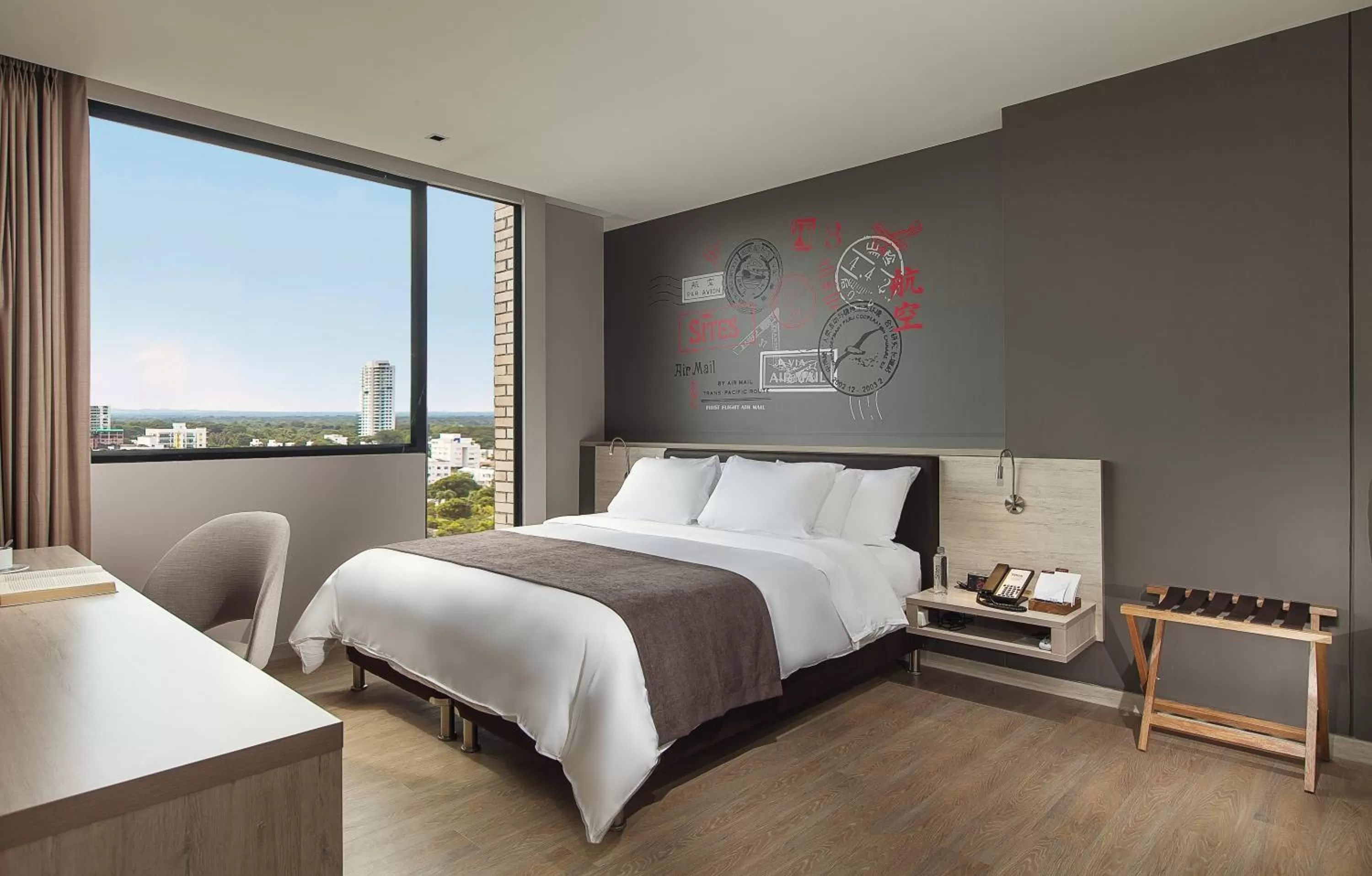 Bedroom, Bed in Hotel Sites Montería