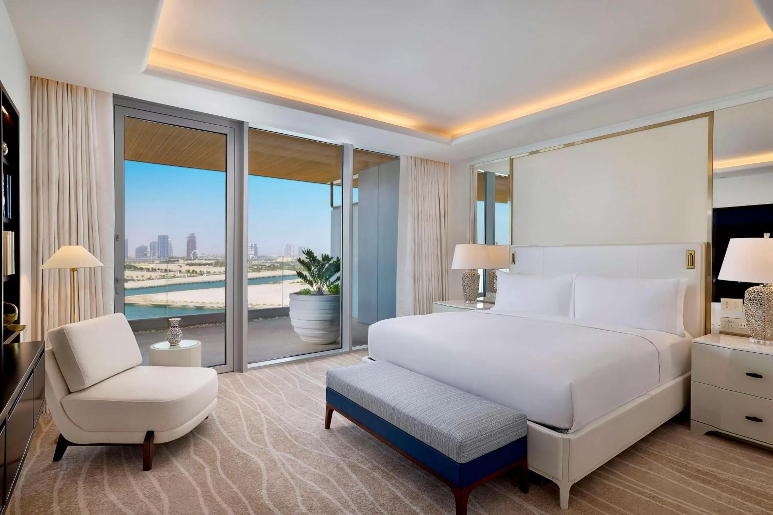 Bed in Waldorf Astoria Doha Lusail
