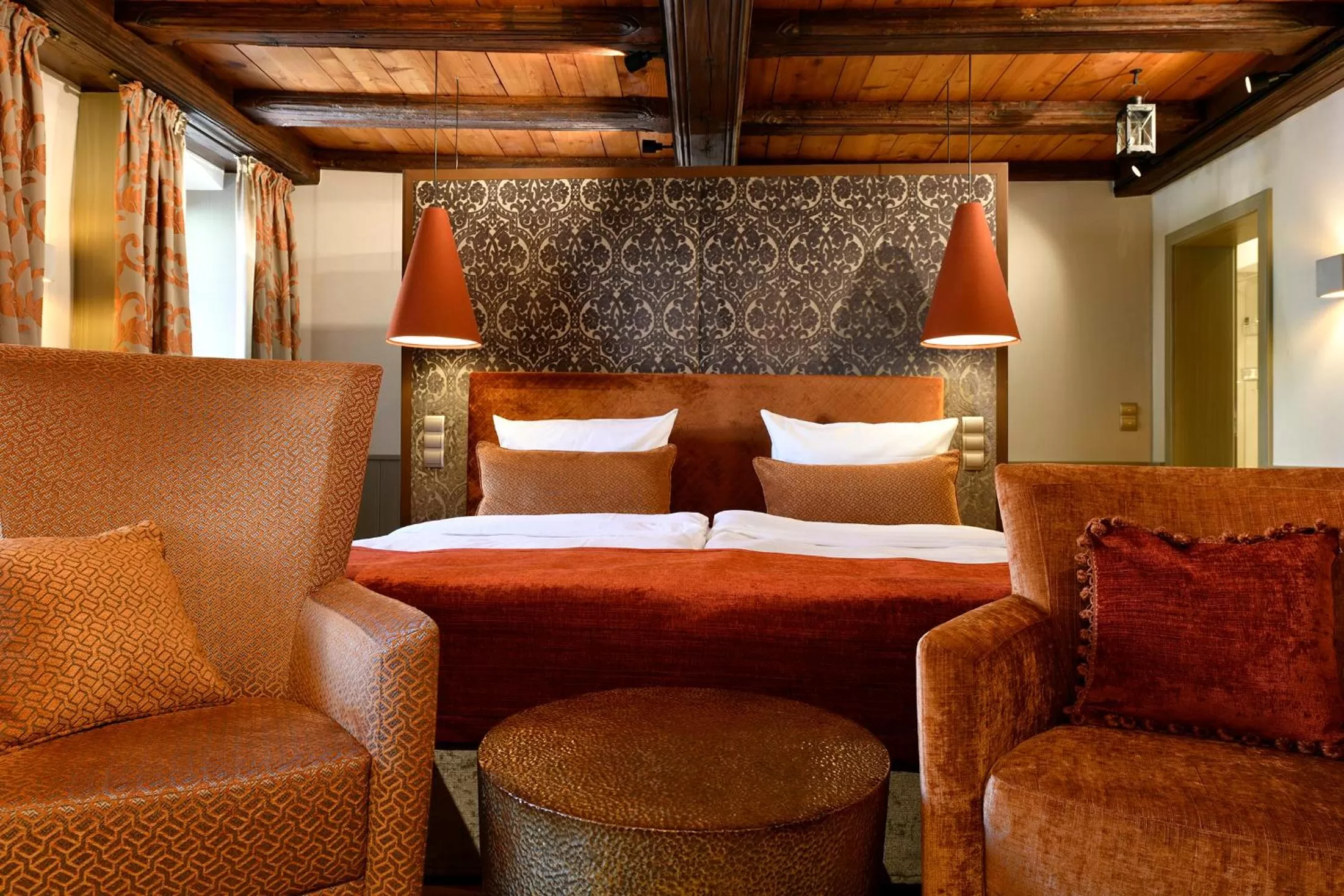 Bedroom, Bed in Romantik Hotel Markusturm