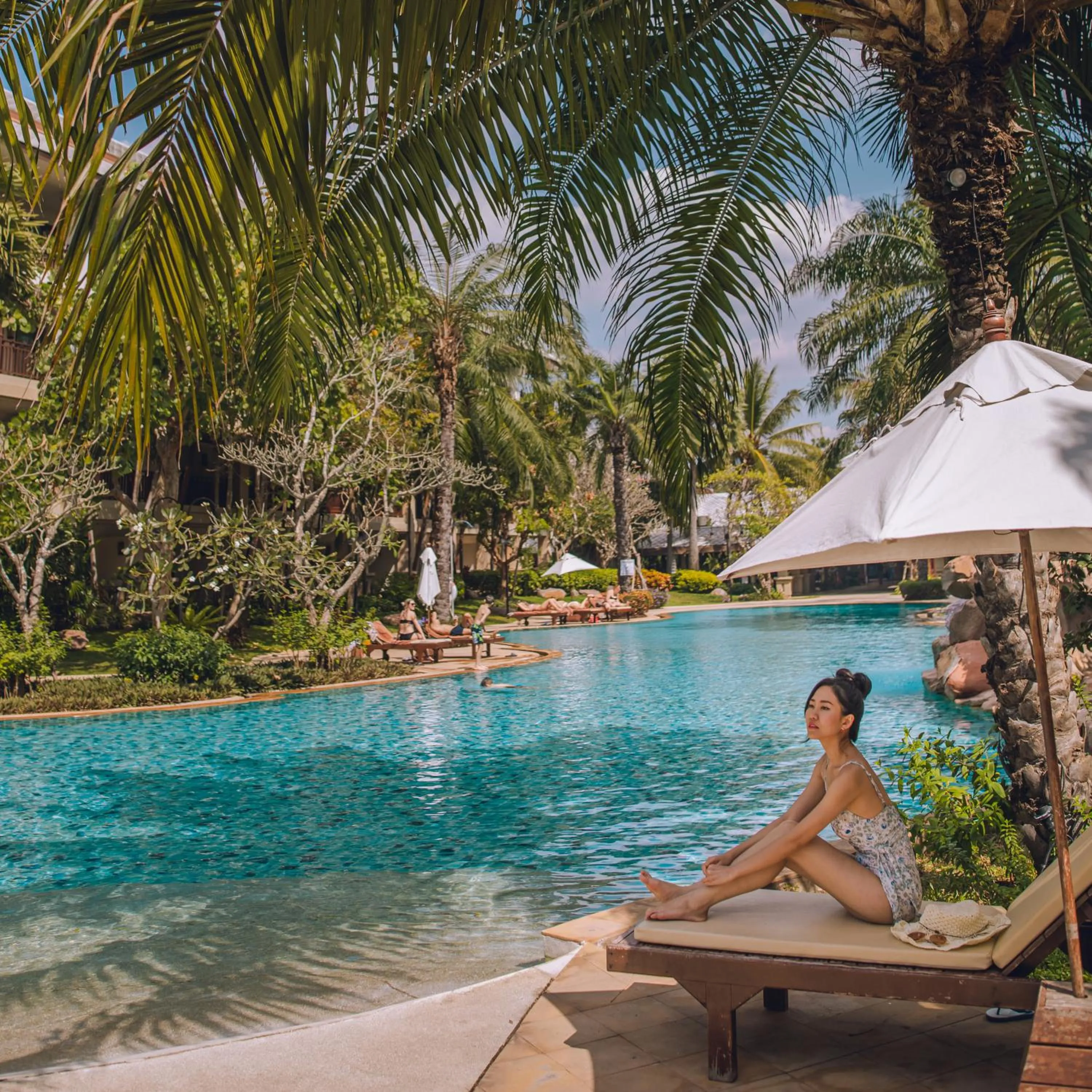 Swimming pool in Ravindra Beach Resort & Spa - SHA Extra Plus