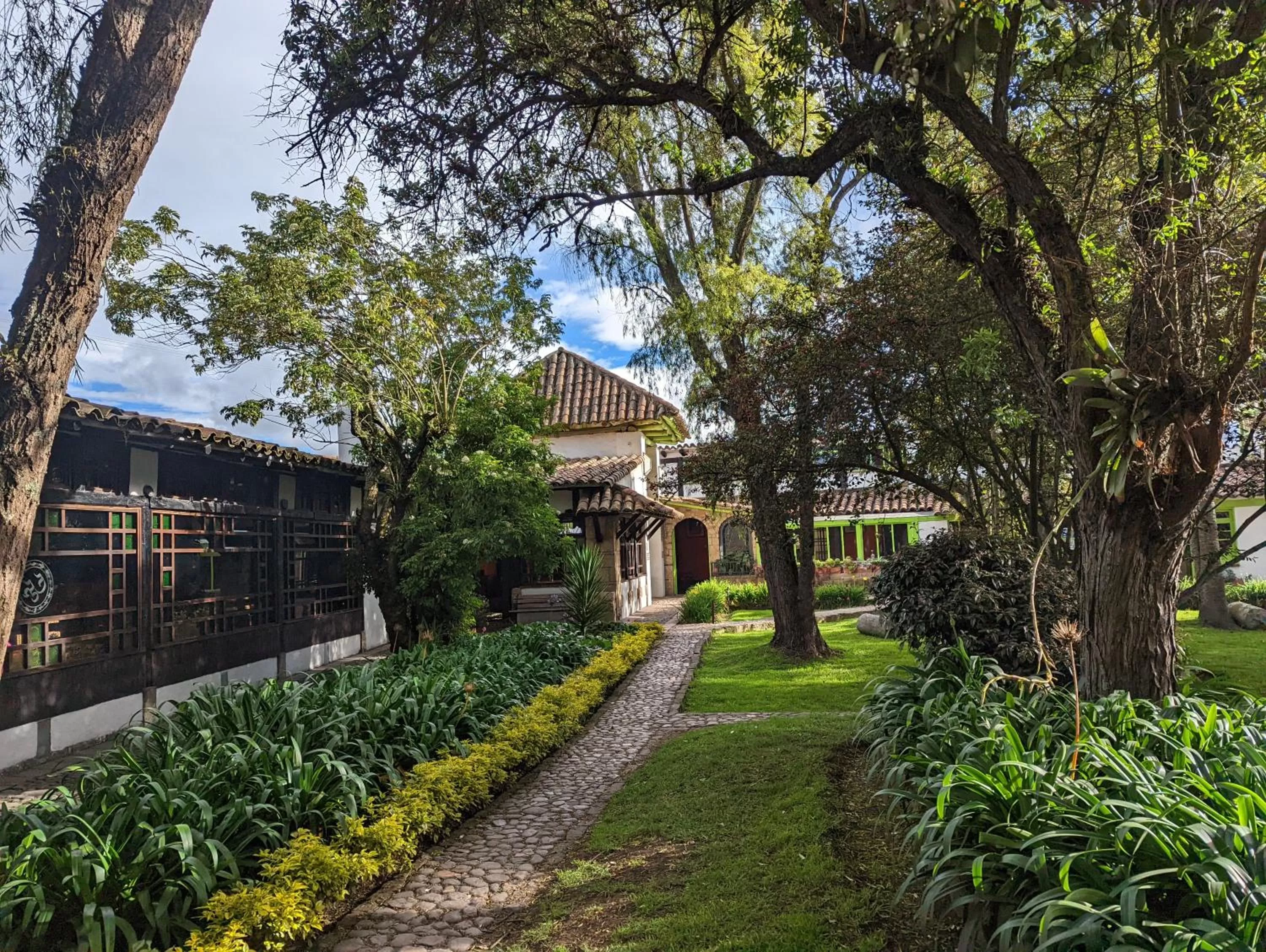 Garden in Posada Cafe La Huerta