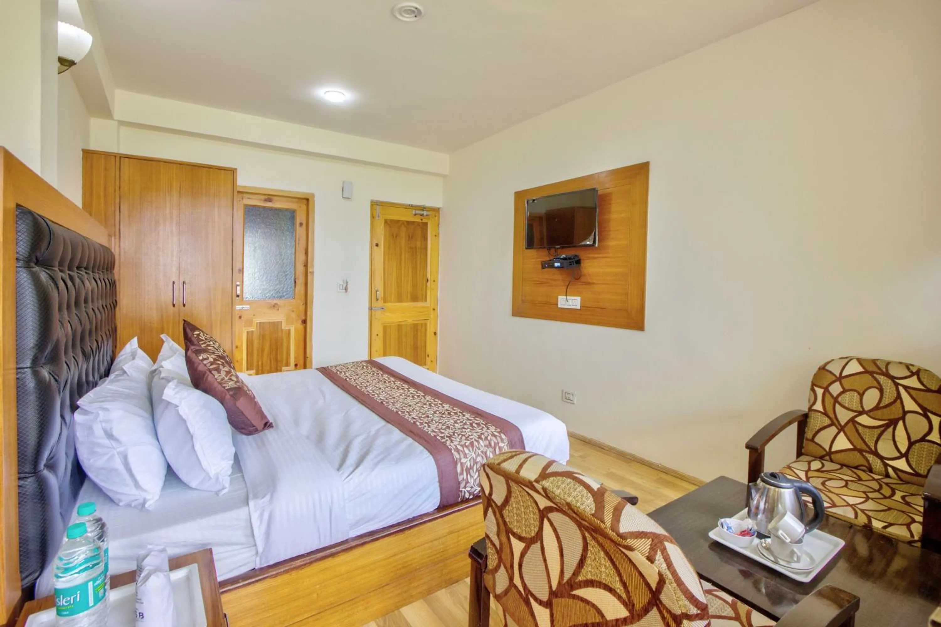 Bed in Thrill Nature Cottage