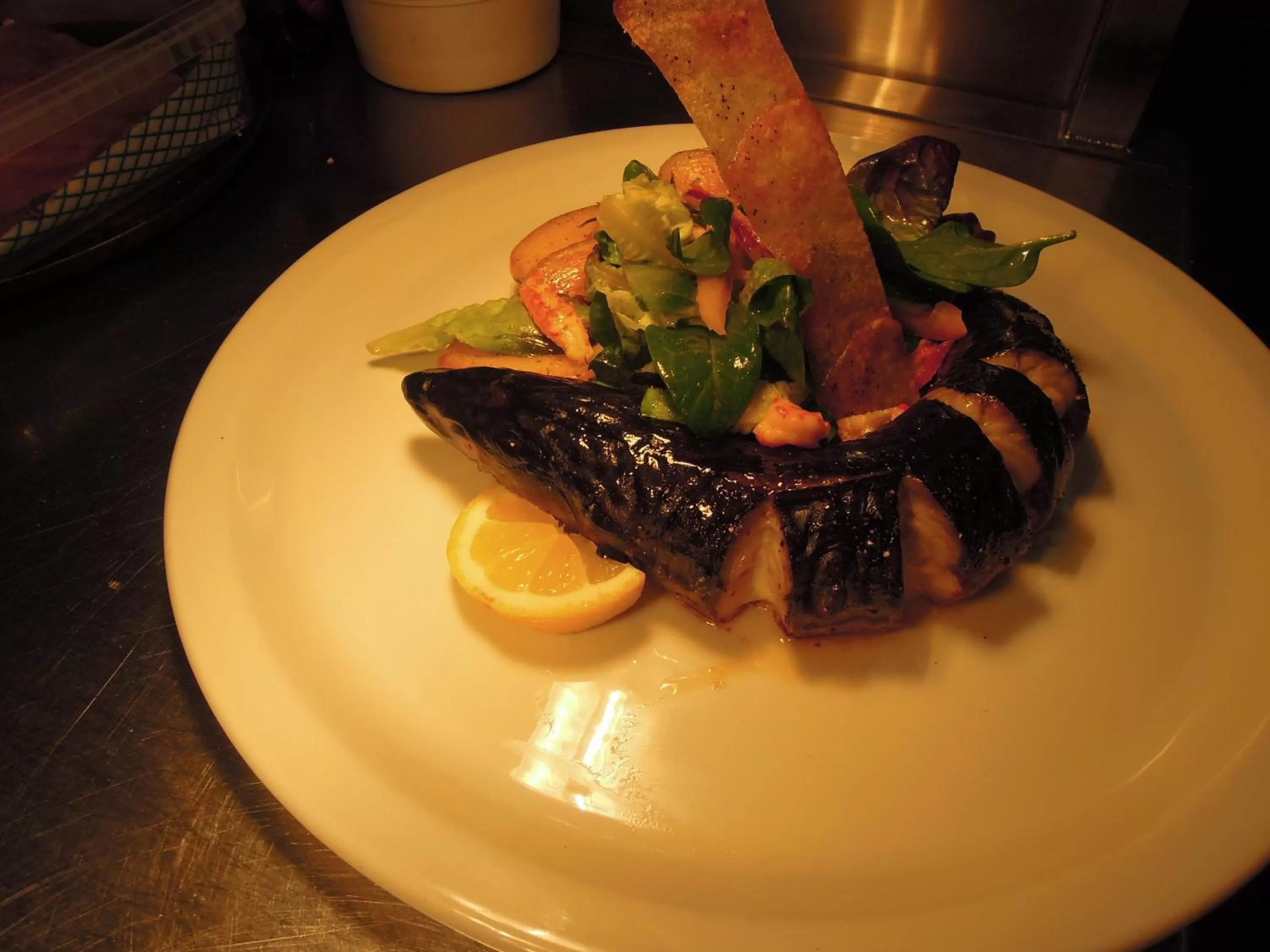 Food close-up in The Black Bull at Nateby