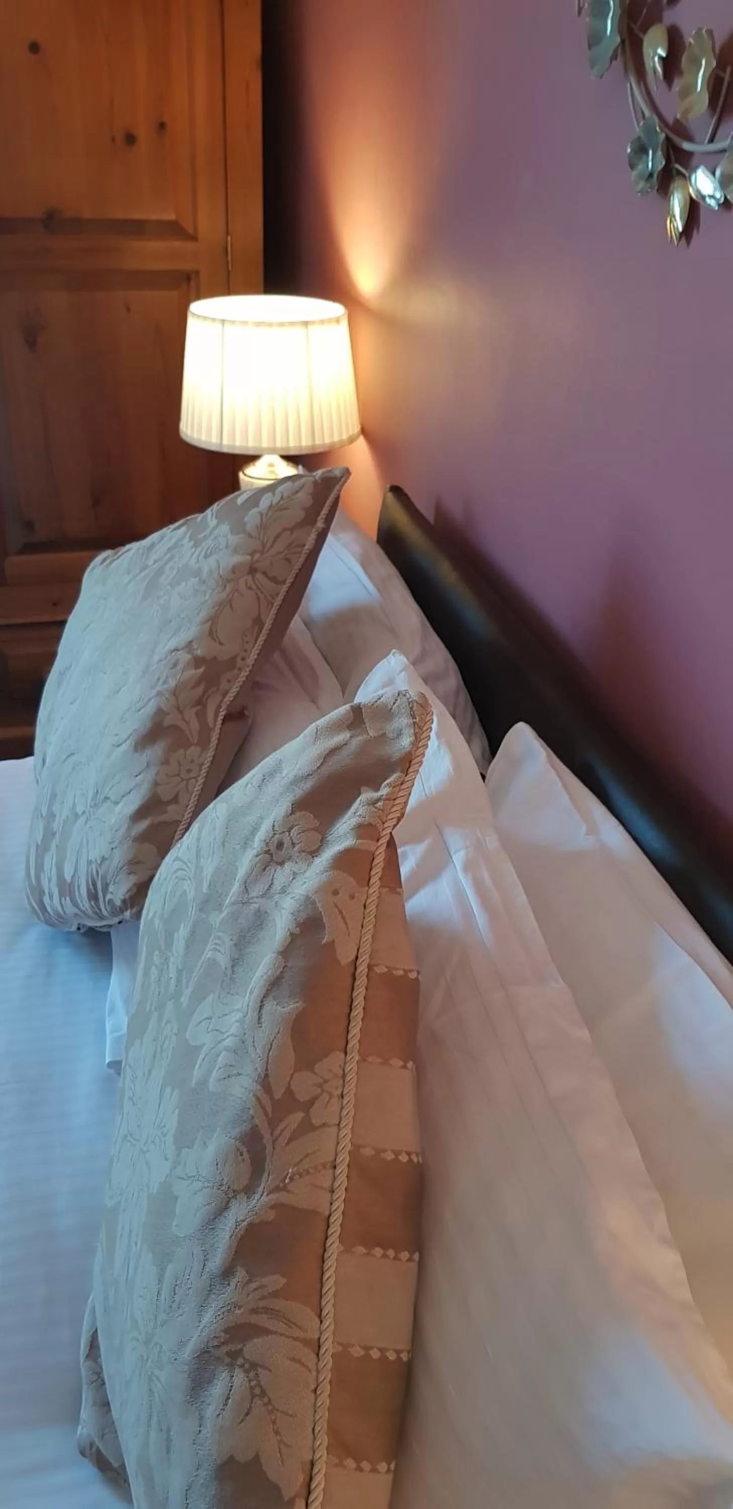 Bed in Waterfront Hotel