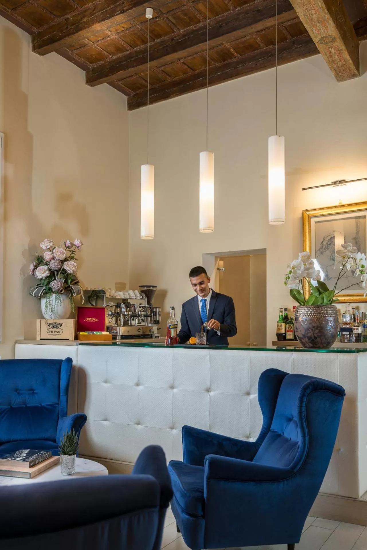 Lounge or bar in Albergo Rossini 1936