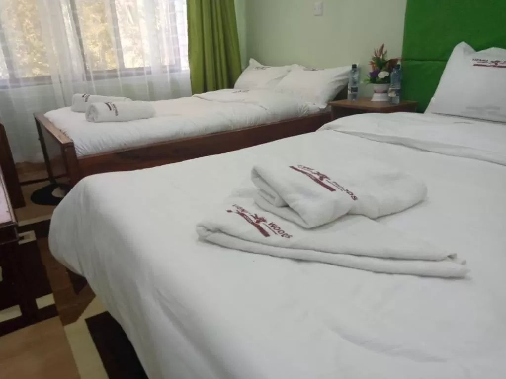 Bed in Vienna Woods Hotel Nakuru