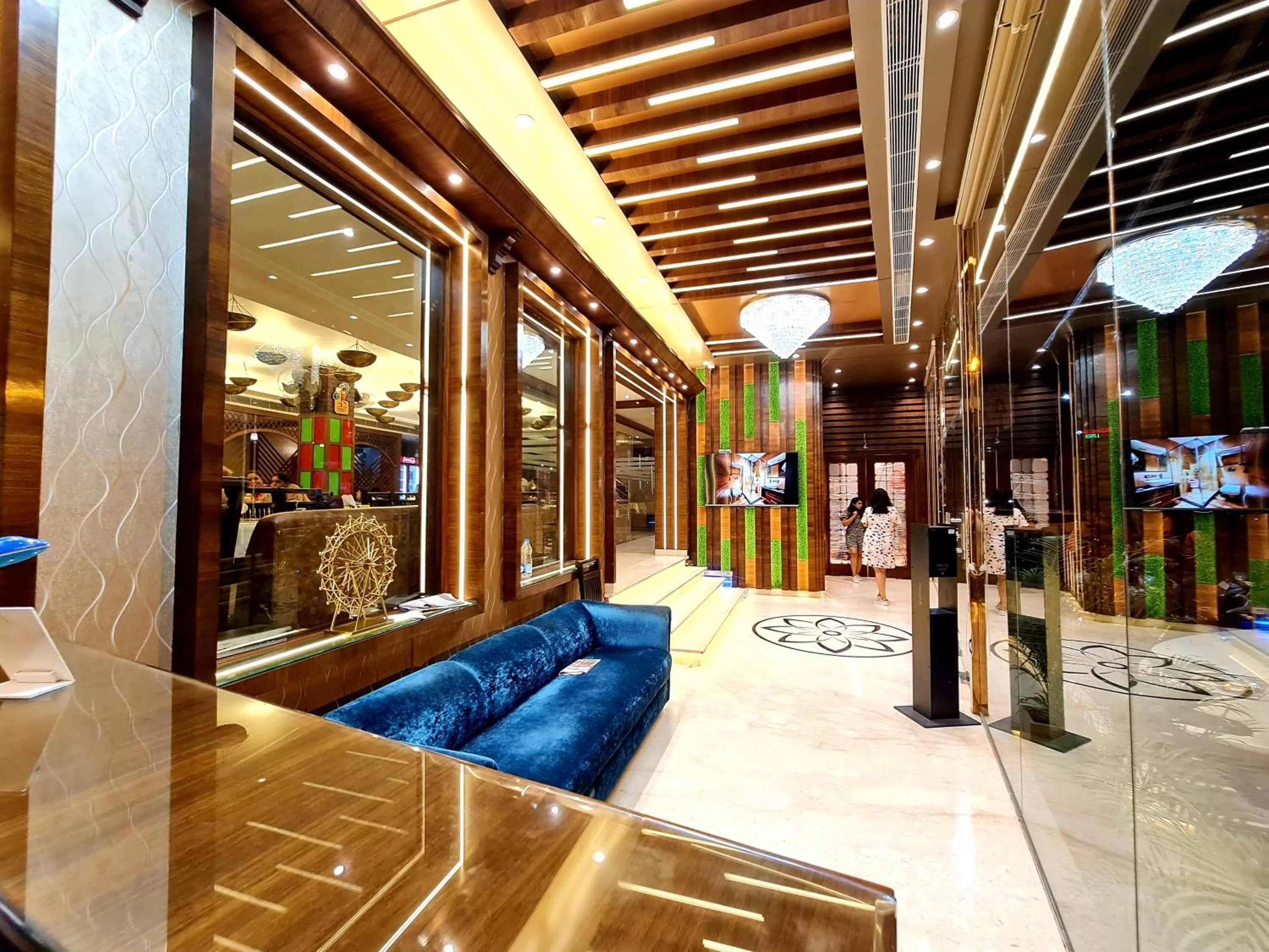 Lobby or reception in Hotel Makhan Residency