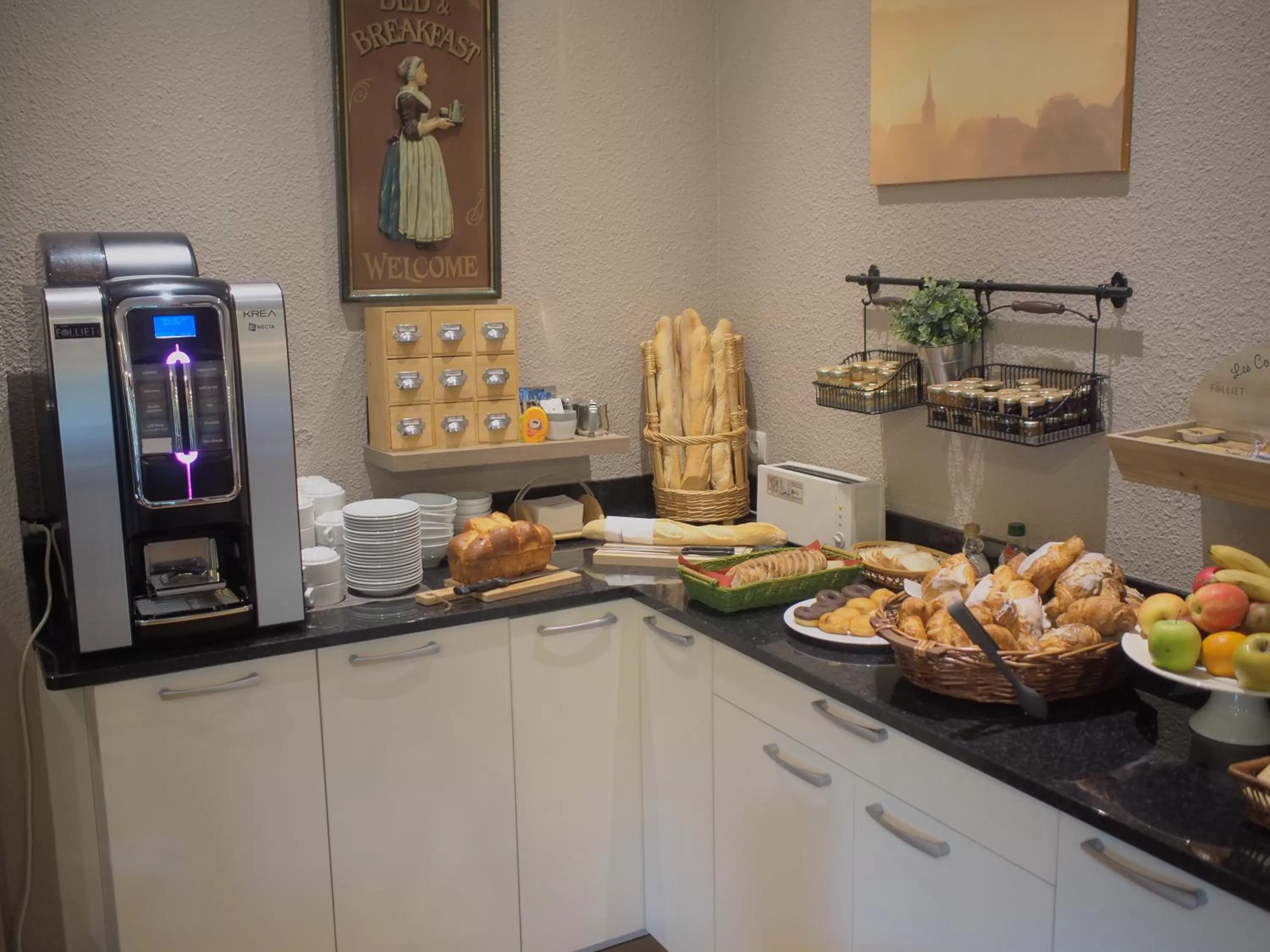 Buffet breakfast in Hôtel et Restaurant Aster, Saint-Avold Nord