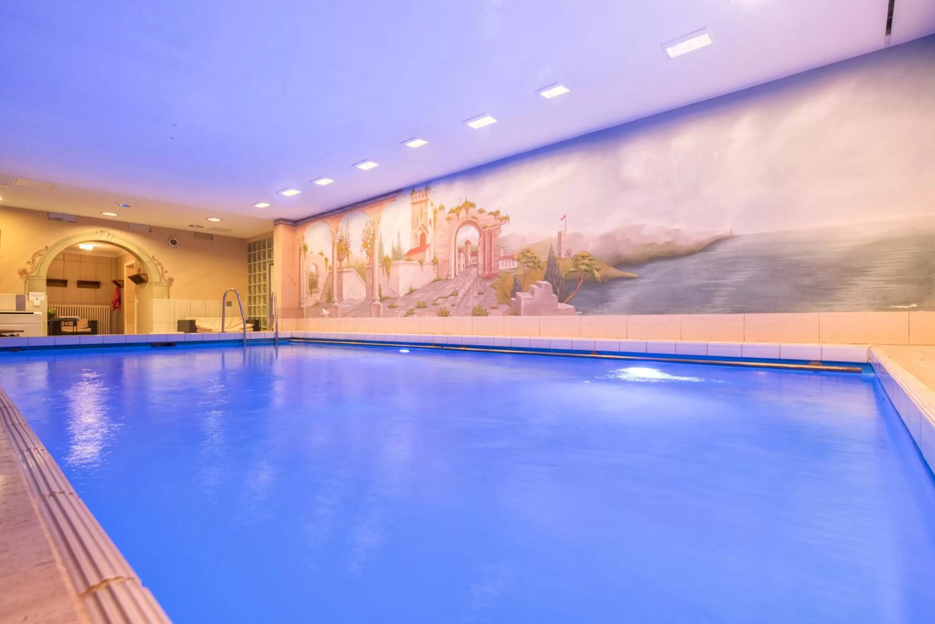 Pool view in Hotel Hartl's Lindenmühle