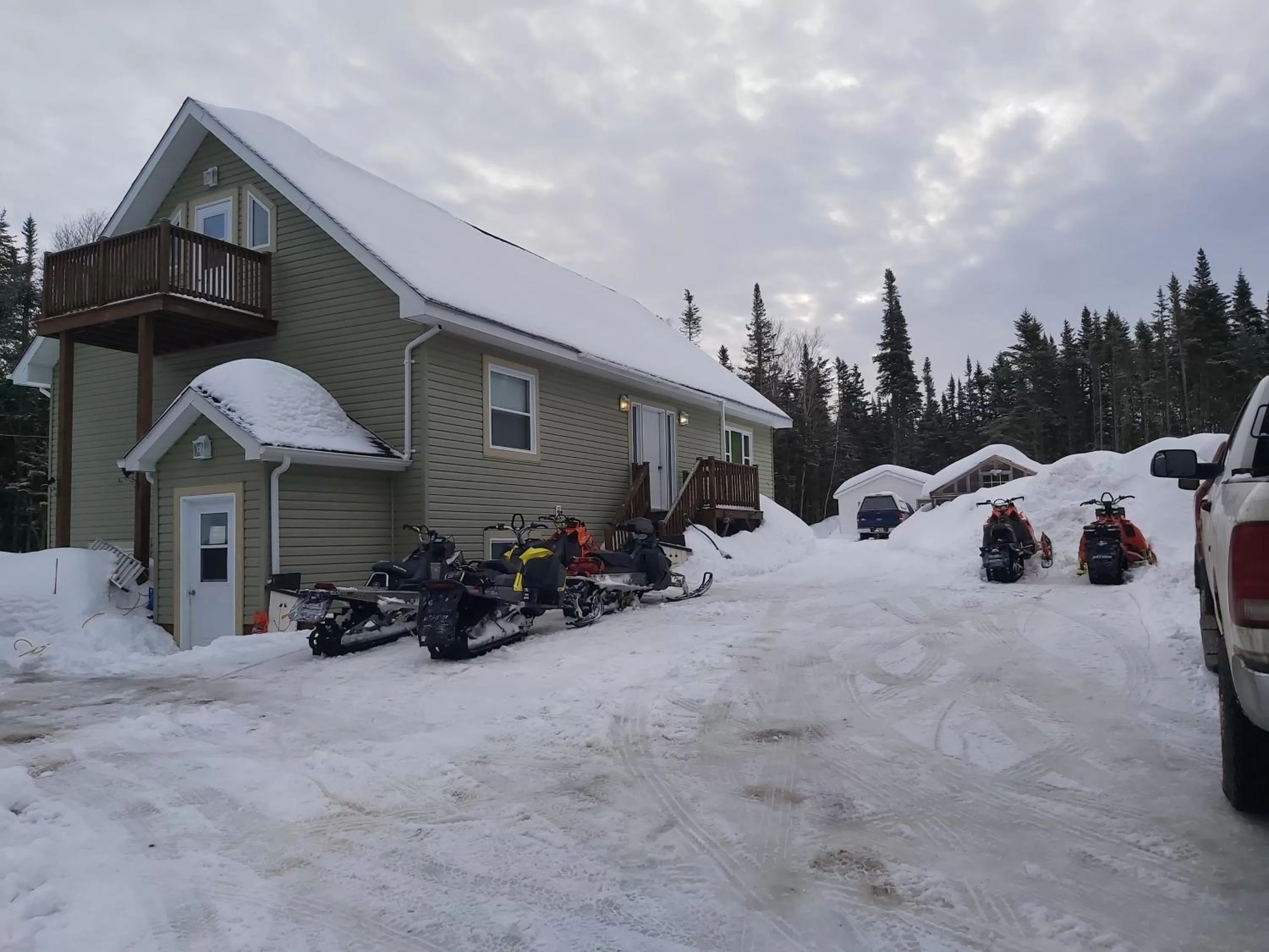 Winter in Upper Humber Settlement a FarmStay B&B