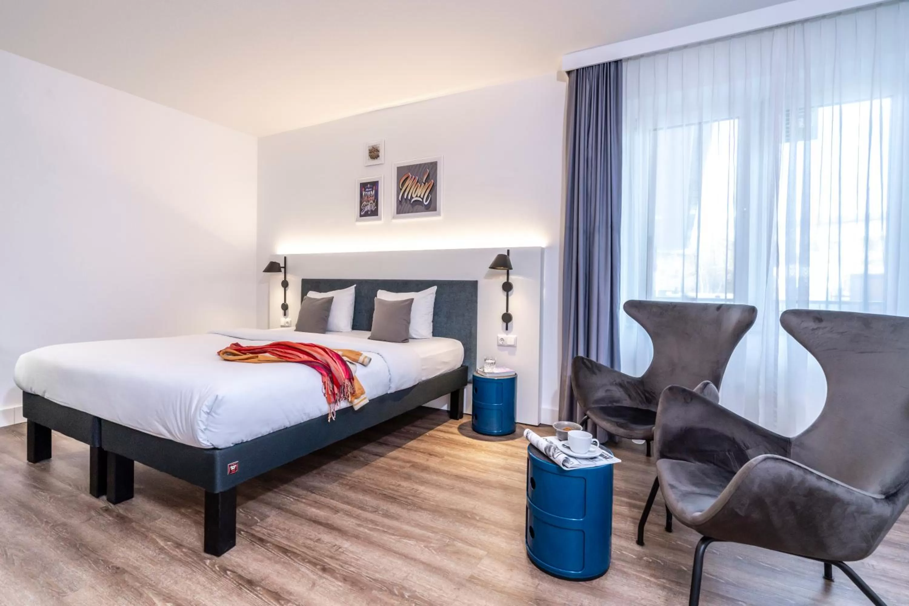 Bed in ibis Styles Hamburg Alster City