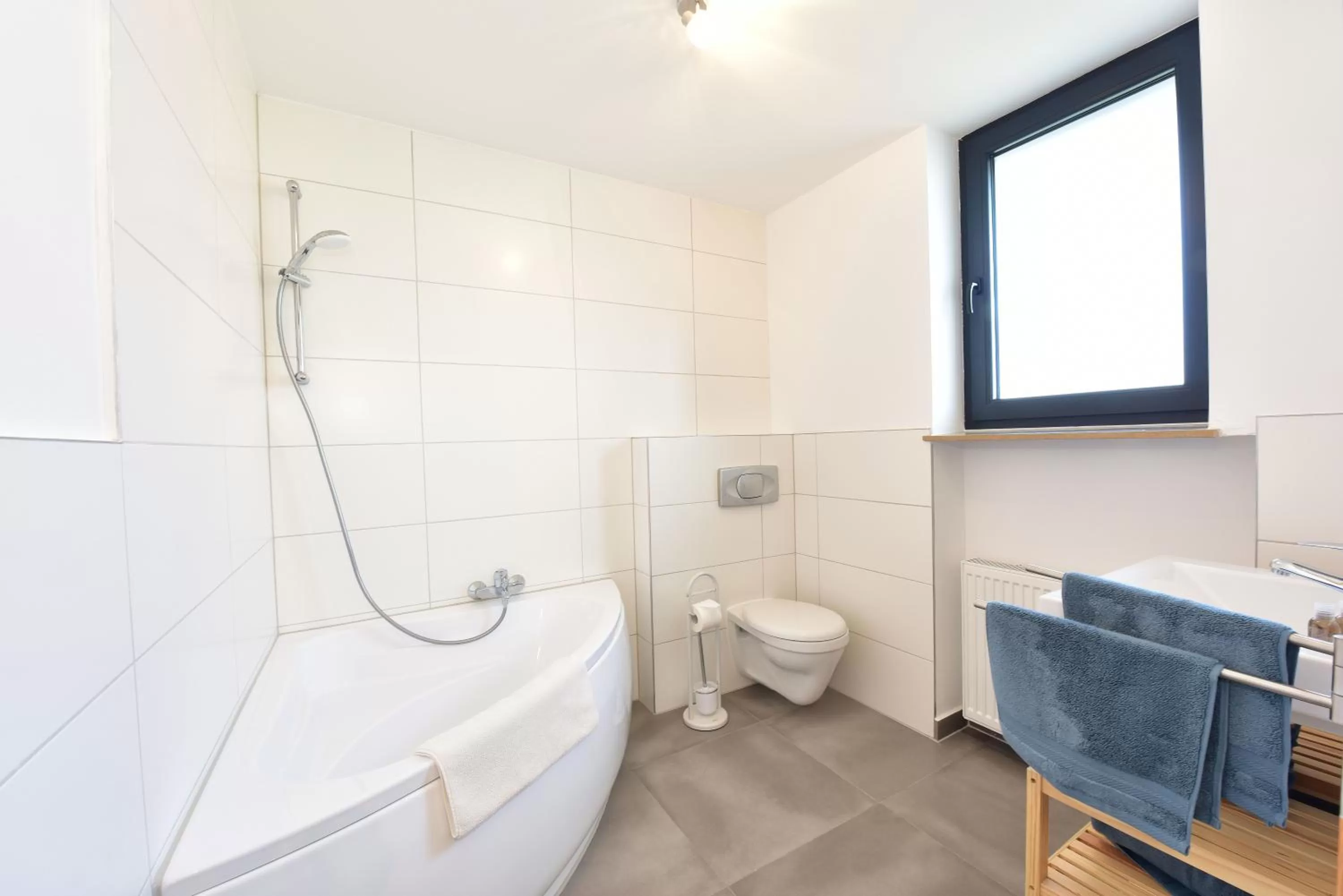 Bathroom in 1a Gästehaus am Hafen