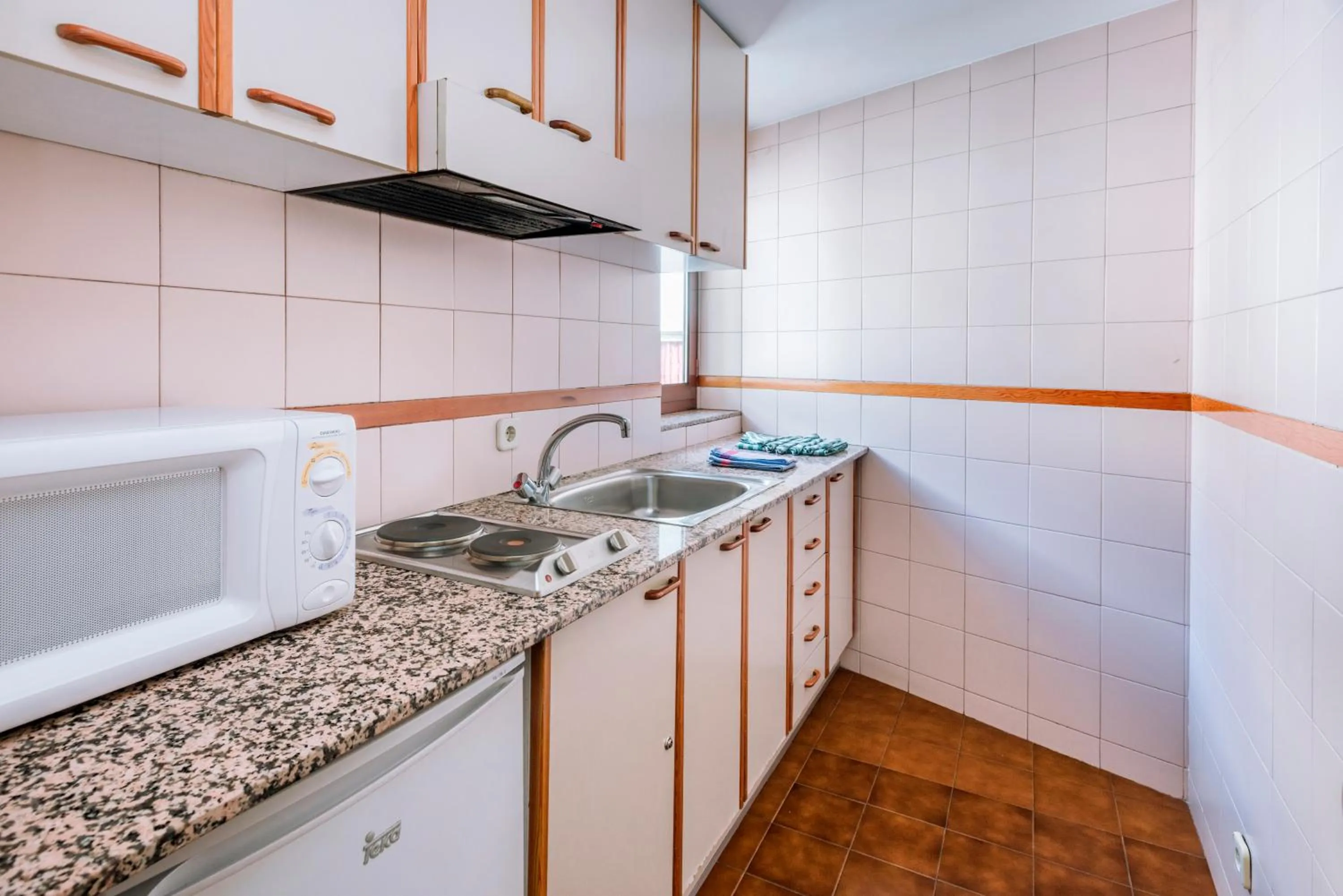 Kitchen or kitchenette in Hotel & Aparthotel Cosmos