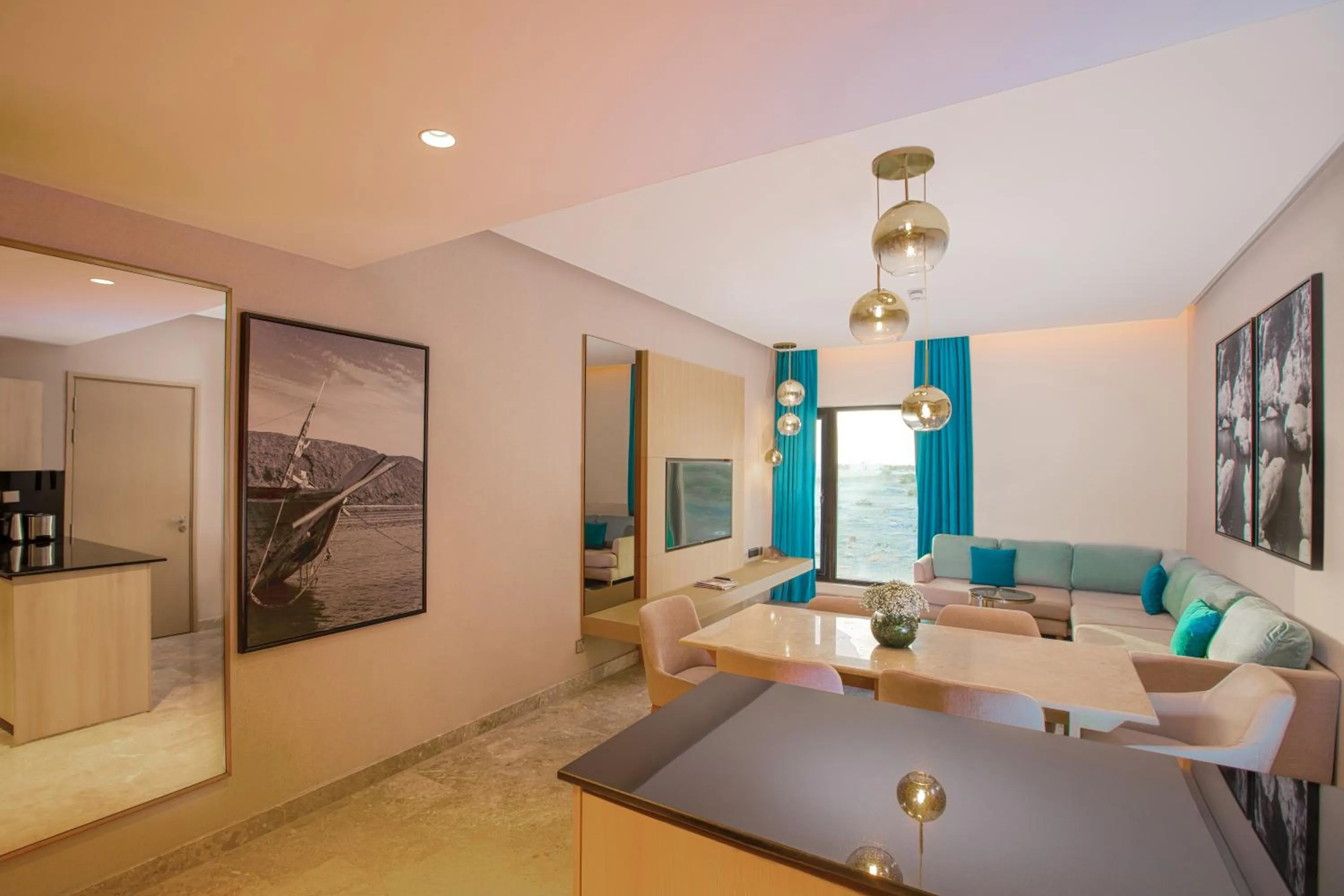 Seating area in Maani Muscat Hotel & Apartments