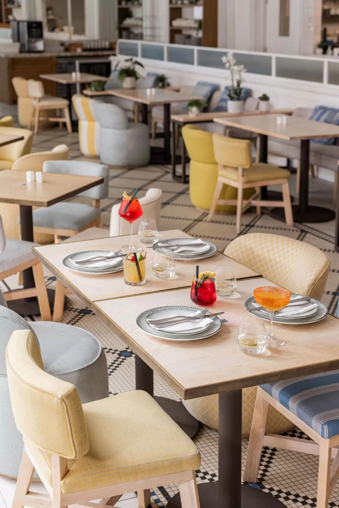 Dining area in The Adnate Perth - Art Series