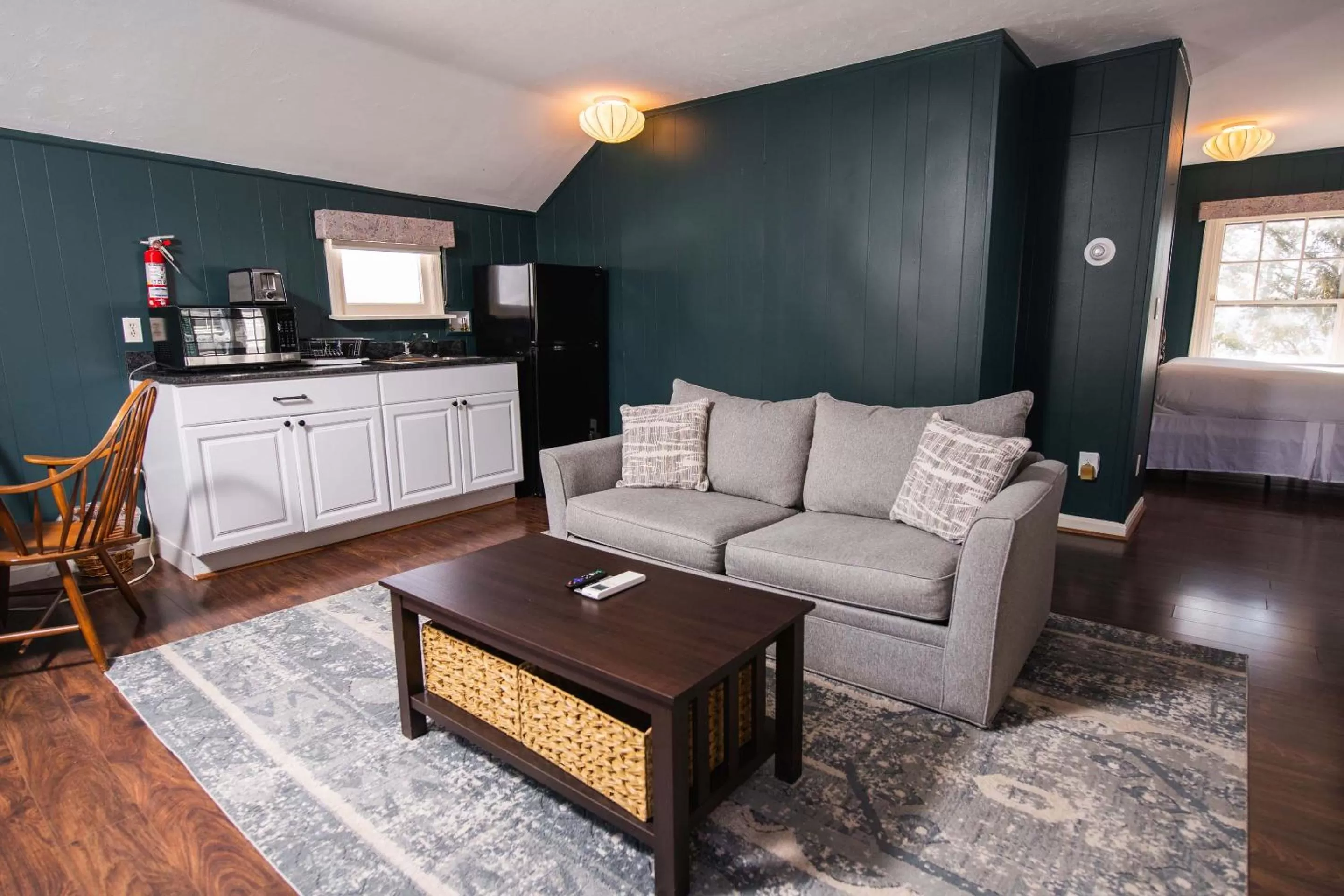 Seating area in The Dewey by The Lenox Collection